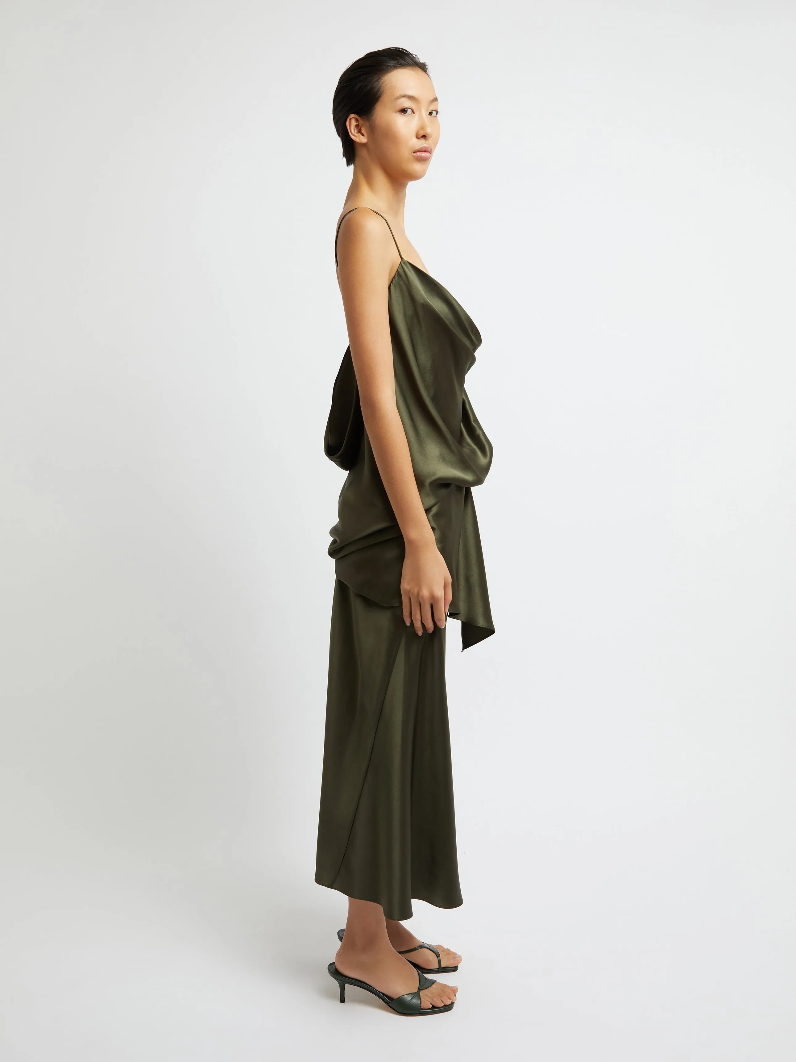 Verdant Falls Draped Bodysuit sold by Christopher Esber product image thumbnail 3