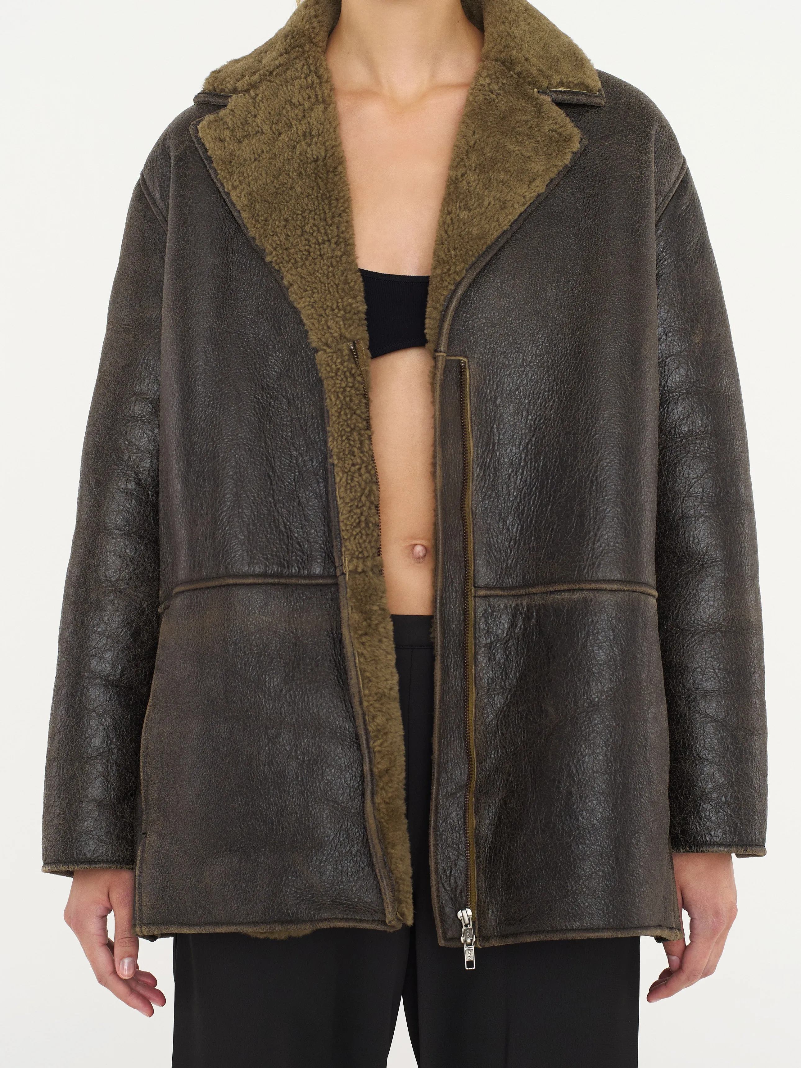 Fargo Shearling Jacket sold by Christopher Esber product image thumbnail 4