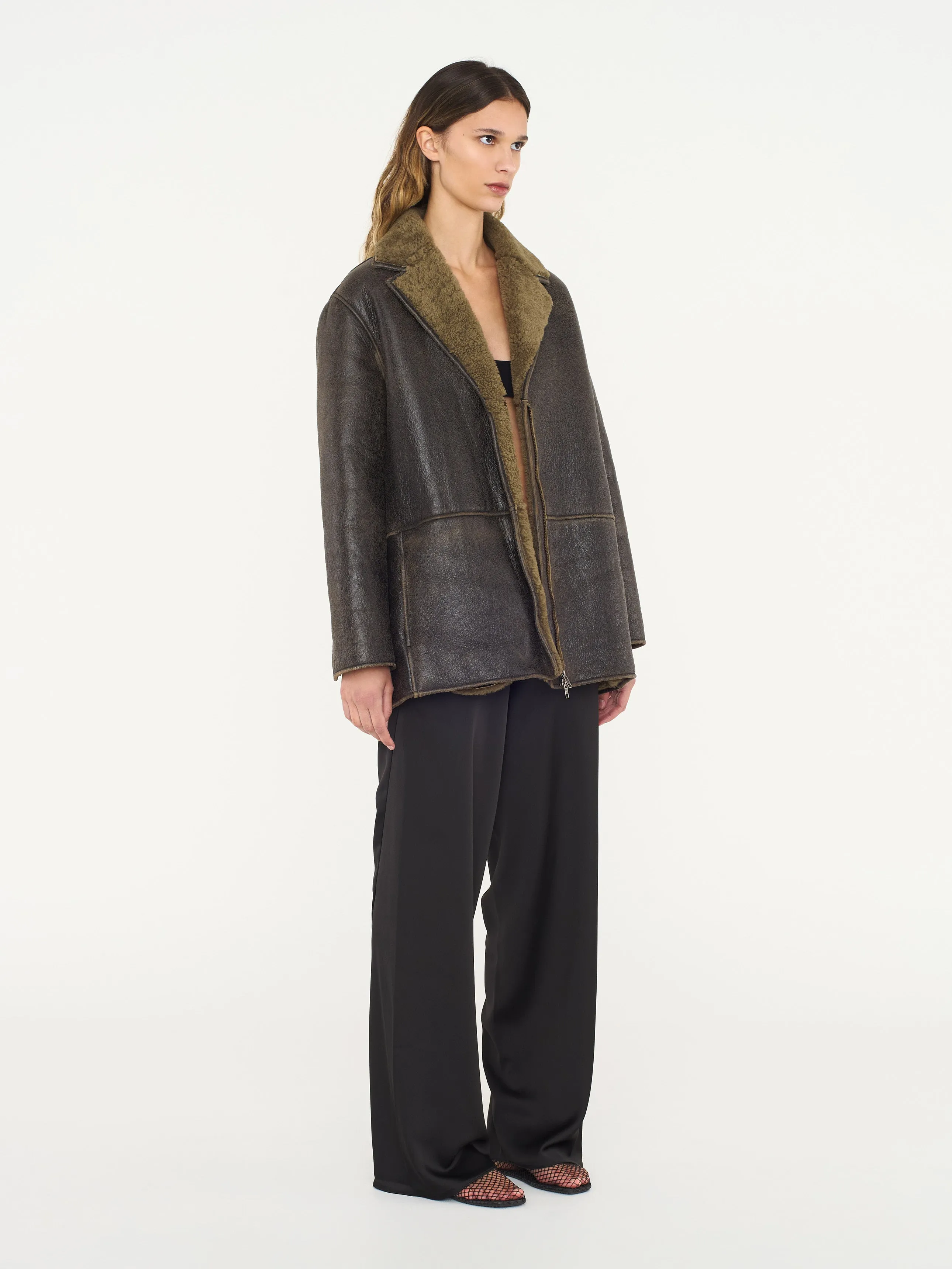 Fargo Shearling Jacket sold by Christopher Esber product image thumbnail 3