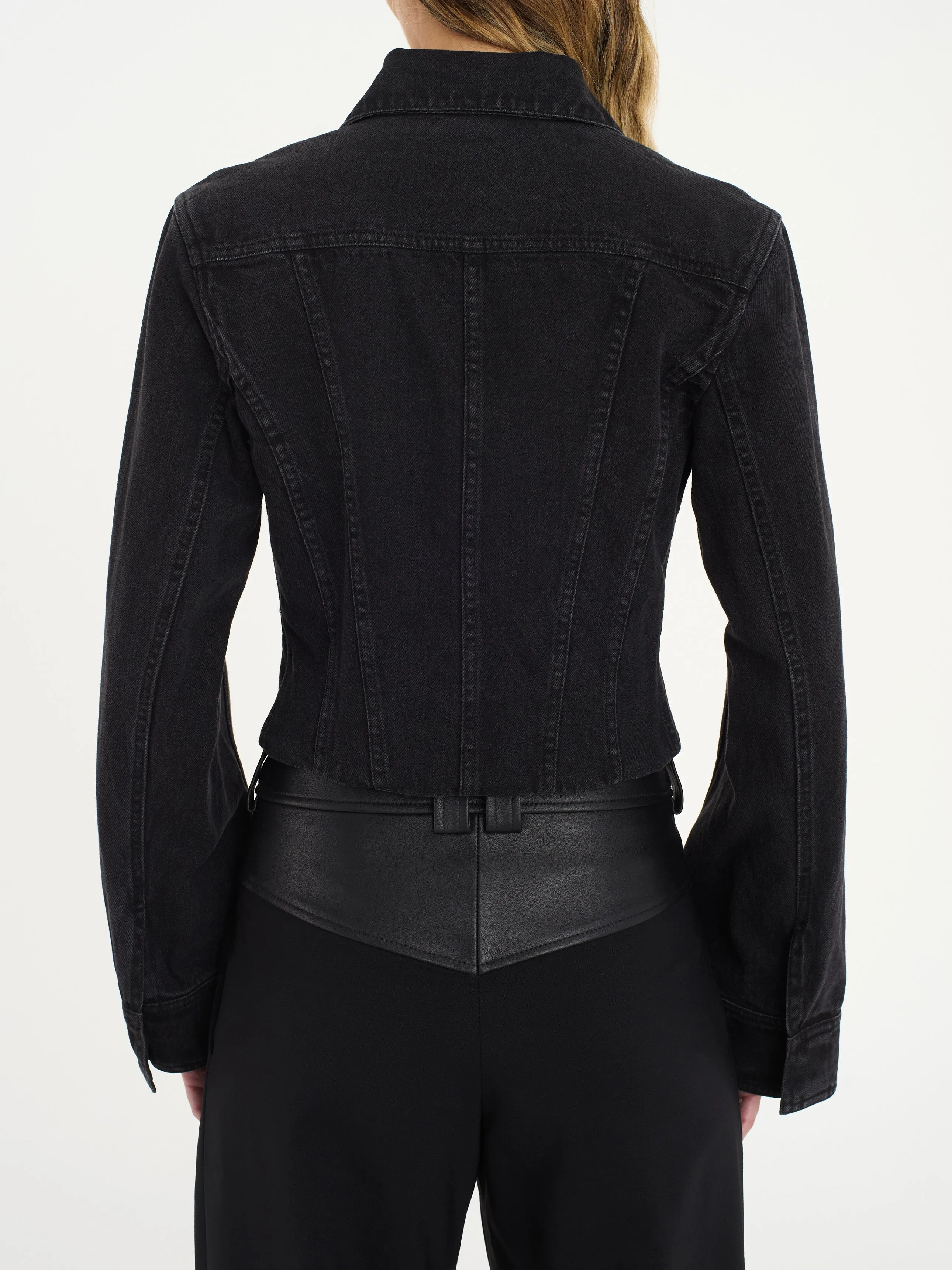 Cinched Denim Jacket sold by Christopher Esber product image thumbnail 5