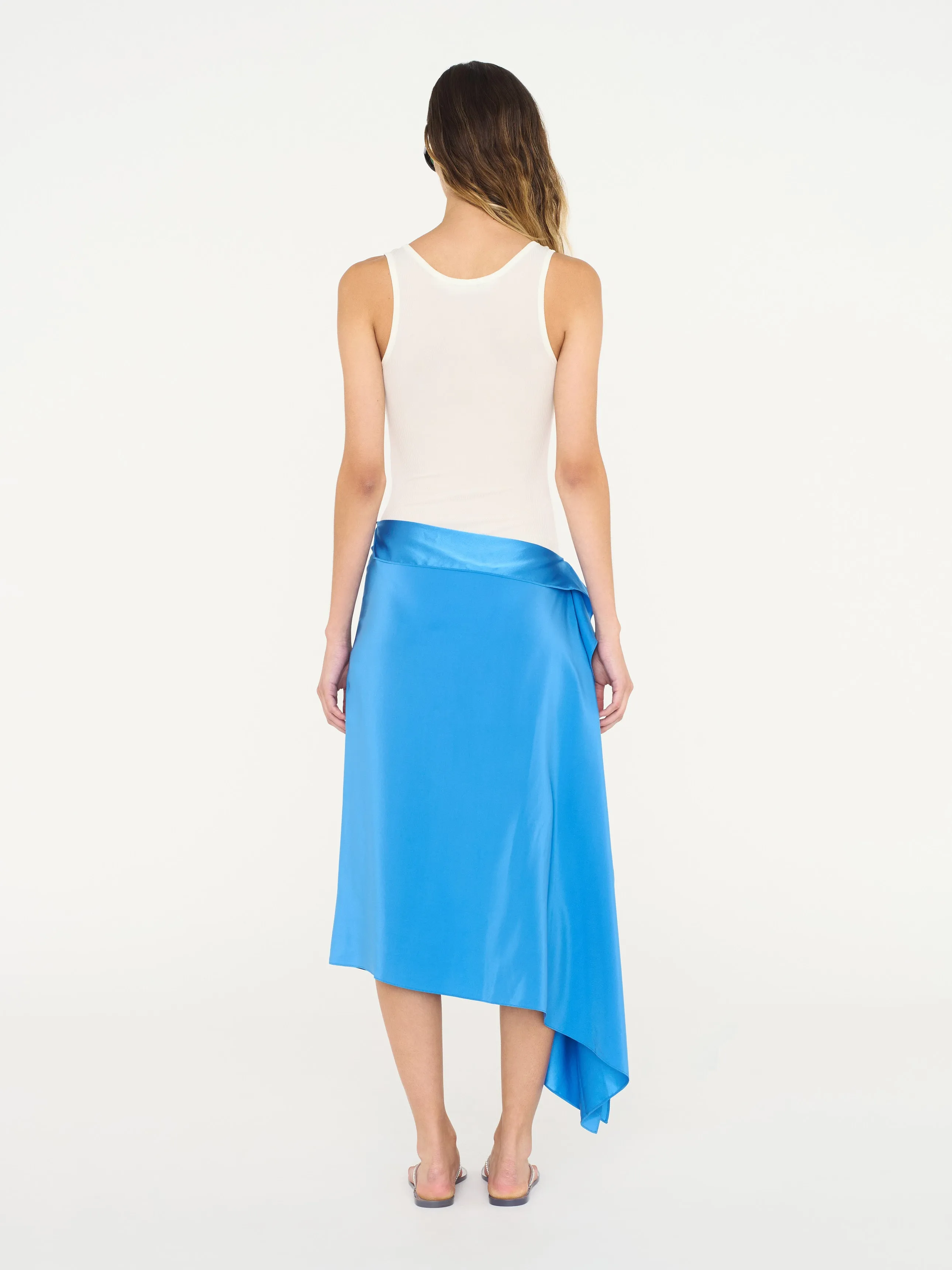 Crosscut Floating Silk Skirt sold by Christopher Esber product image thumbnail 4