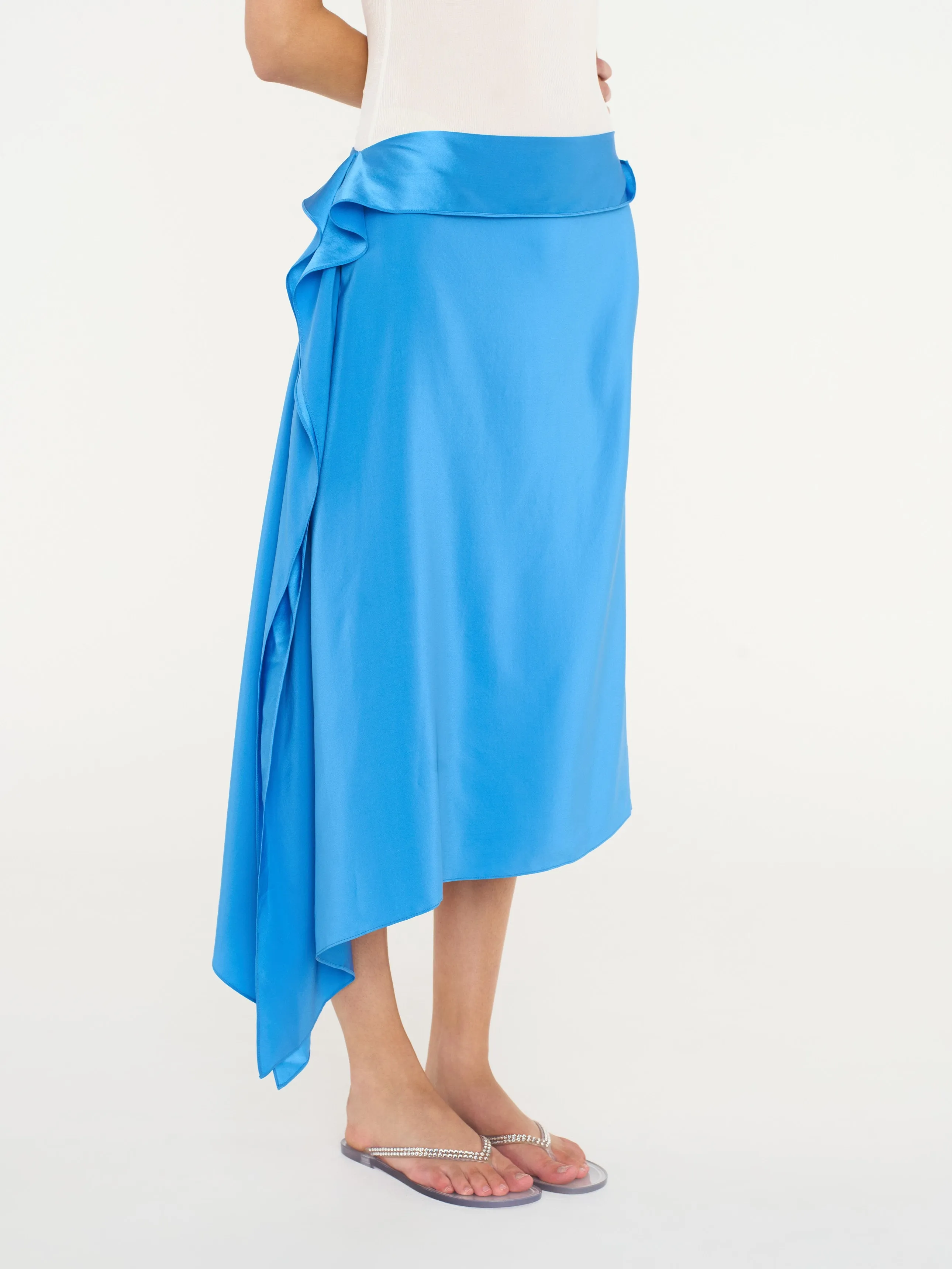 Crosscut Floating Silk Skirt sold by Christopher Esber product image thumbnail 2