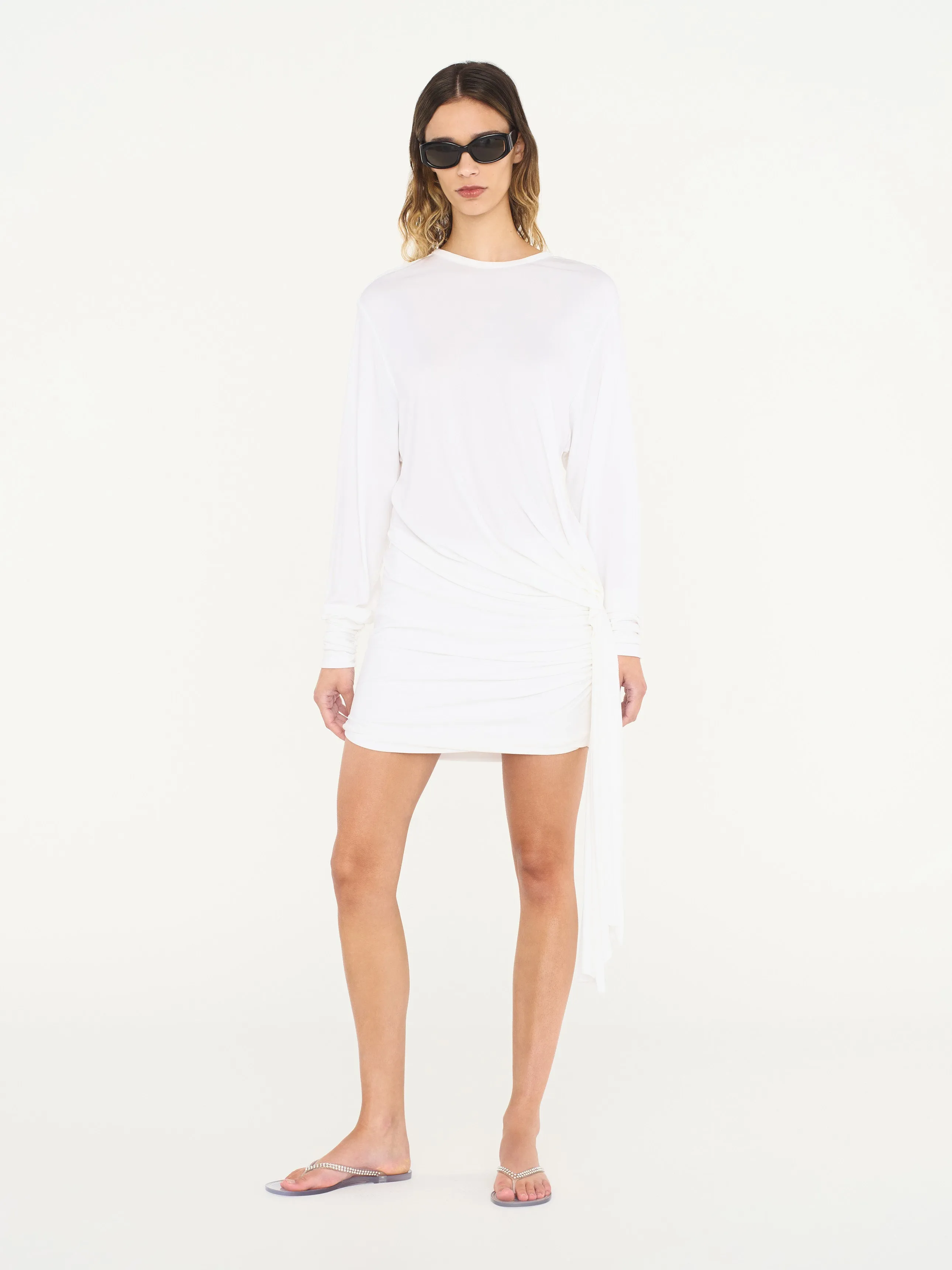 Side Cowl Drape Extension Dress sold by Christopher Esber product image thumbnail 3