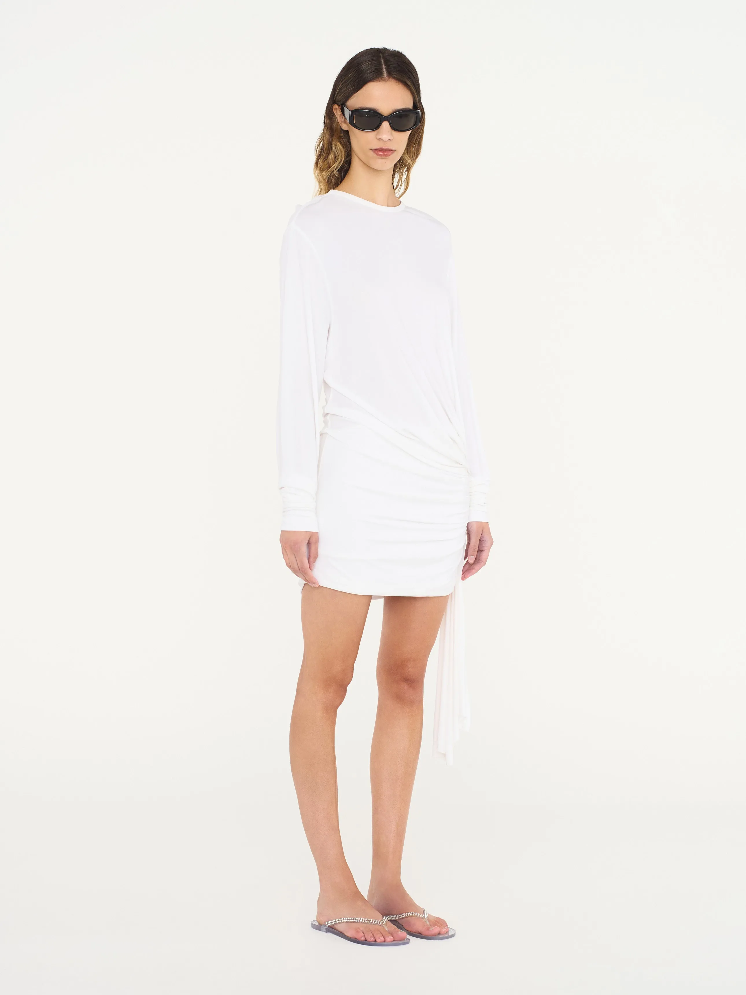 Side Cowl Drape Extension Dress sold by Christopher Esber product image thumbnail 2