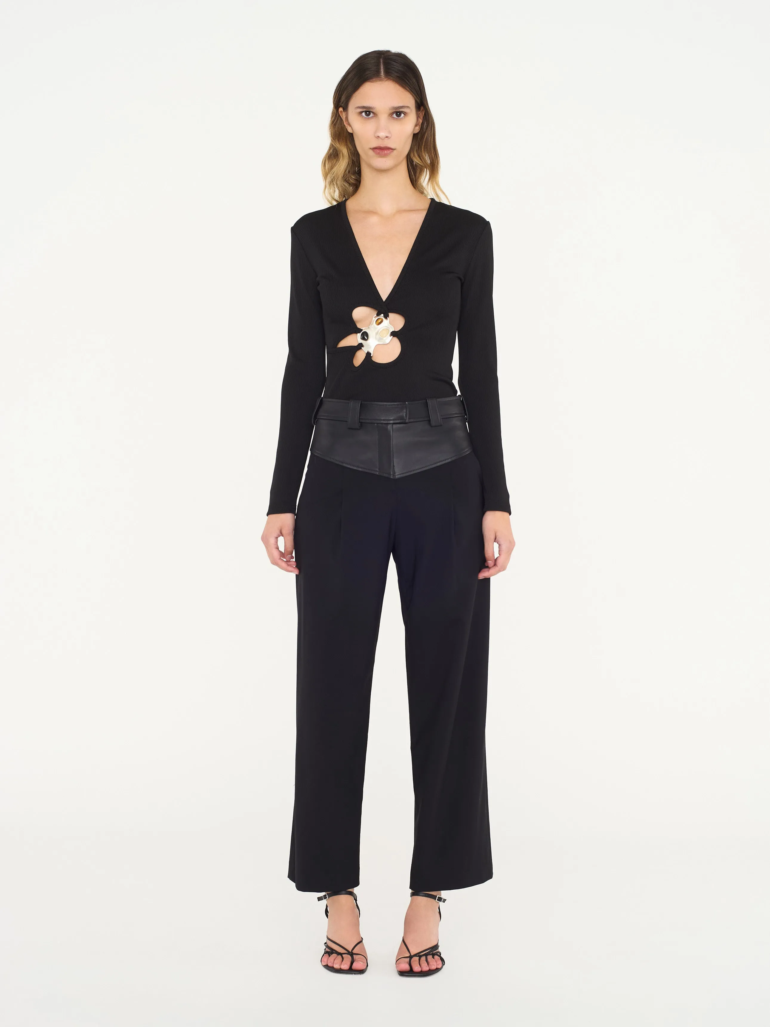 Trio Stone Long Sleeve Top sold by Christopher Esber product image thumbnail 2