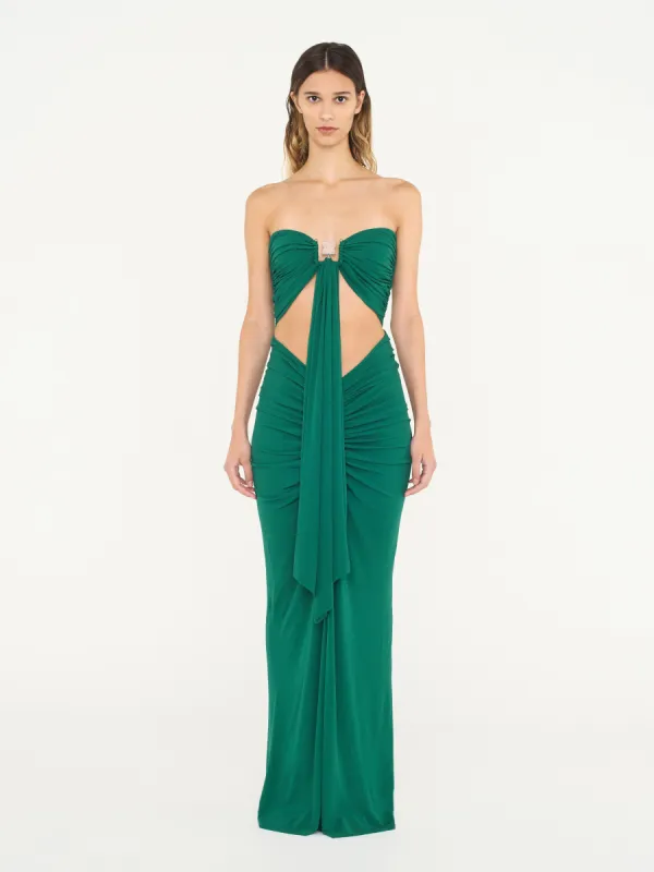 Bezel Quartz Disconnect Dress sold by Christopher Esber