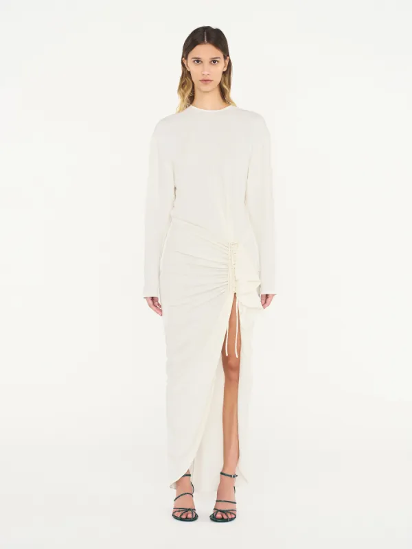 Ruched Cadence Long Sleeve Dress sold by Christopher Esber