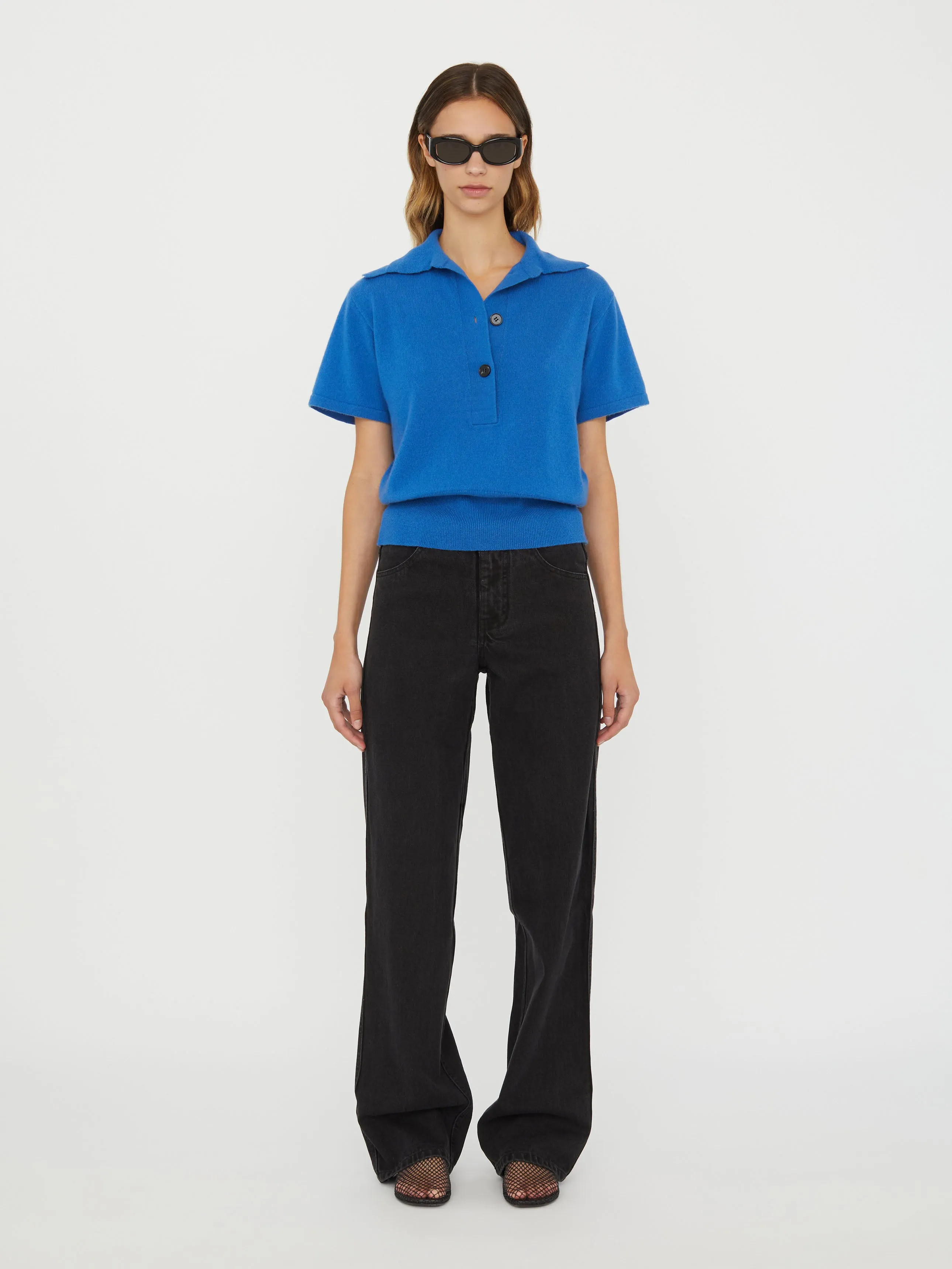 Cashmere Knit Polo sold by Christopher Esber product image thumbnail 2