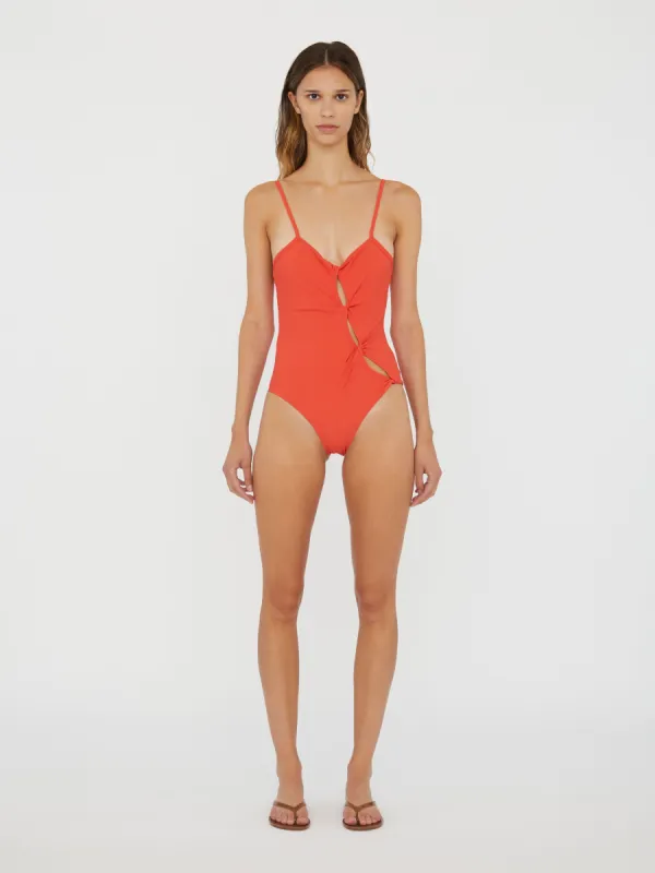 Open Twist One Piece sold by Christopher Esber