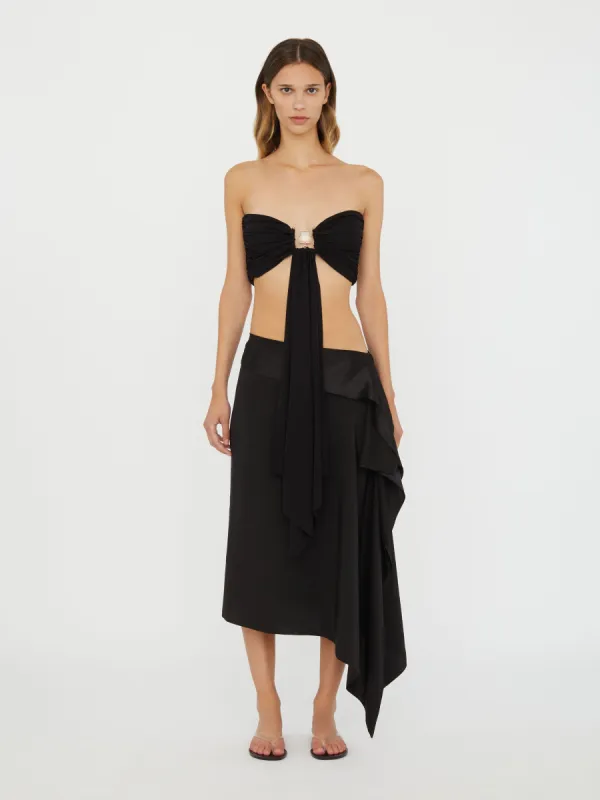 Crosscut Floating Silk Skirt sold by Christopher Esber