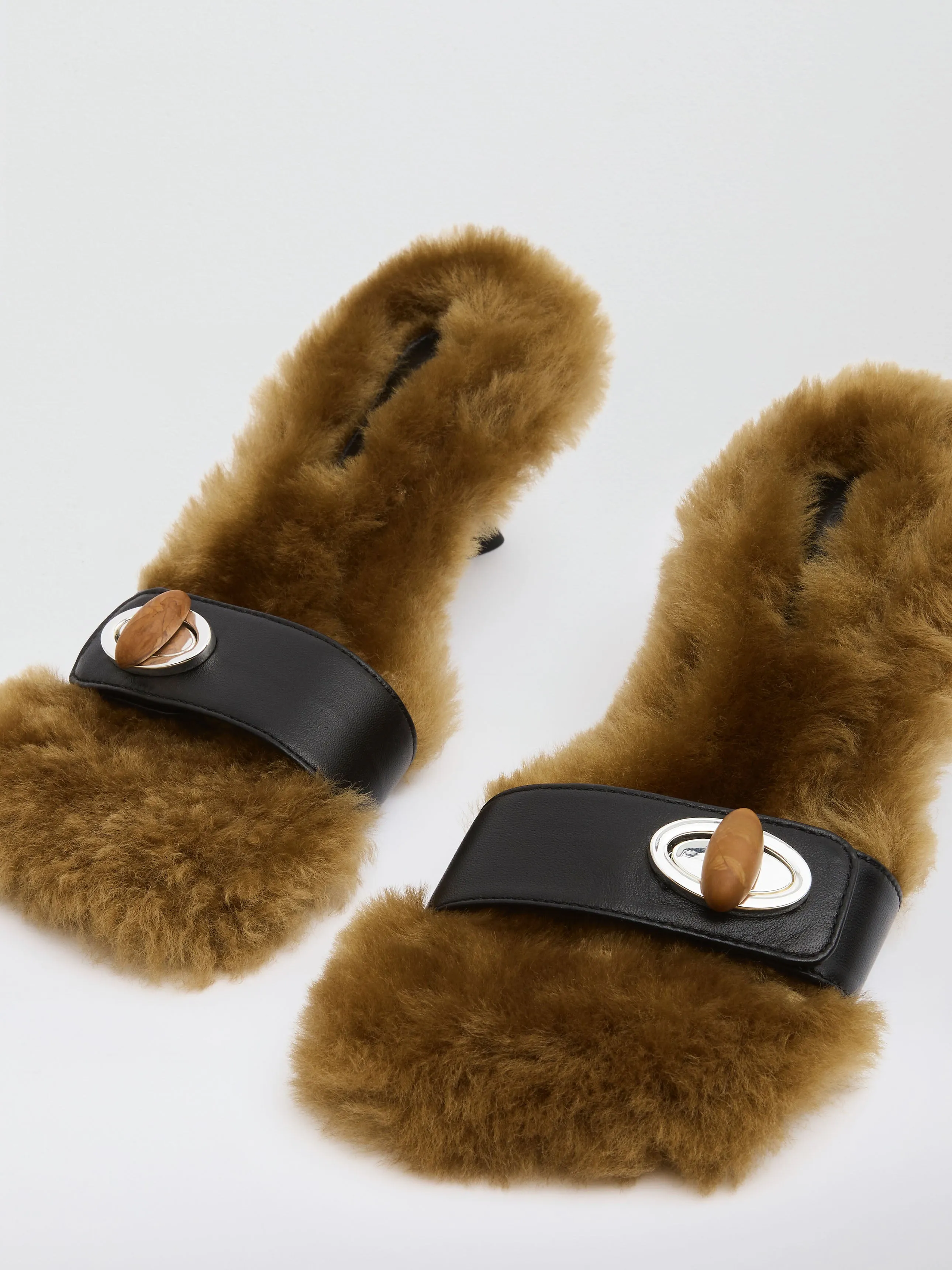 Turnlock Sheepskin Mule sold by Christopher Esber product image thumbnail 4