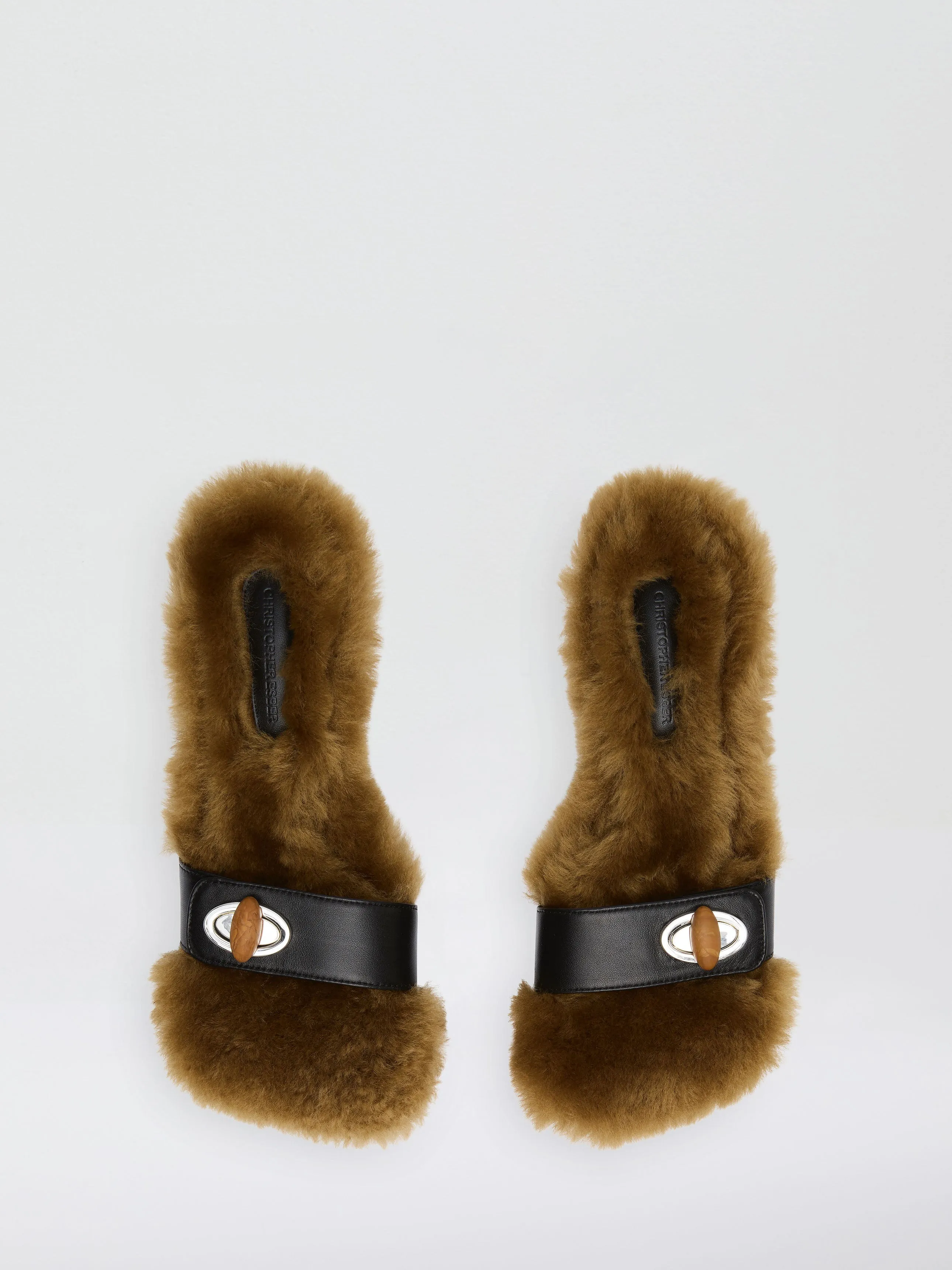 Turnlock Sheepskin Mule sold by Christopher Esber product image thumbnail 5