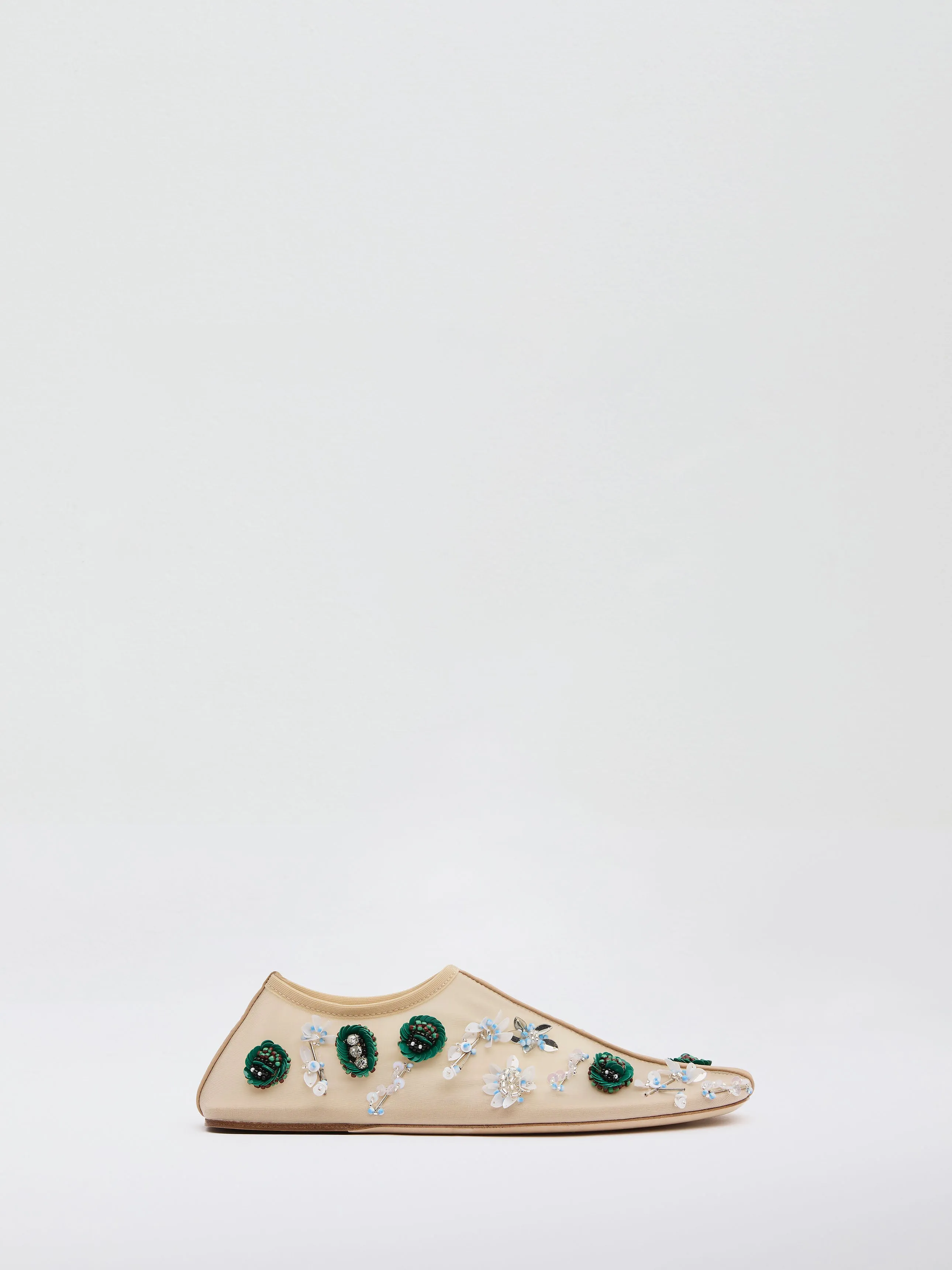 Embla Beaded Mesh Flat sold by Christopher Esber