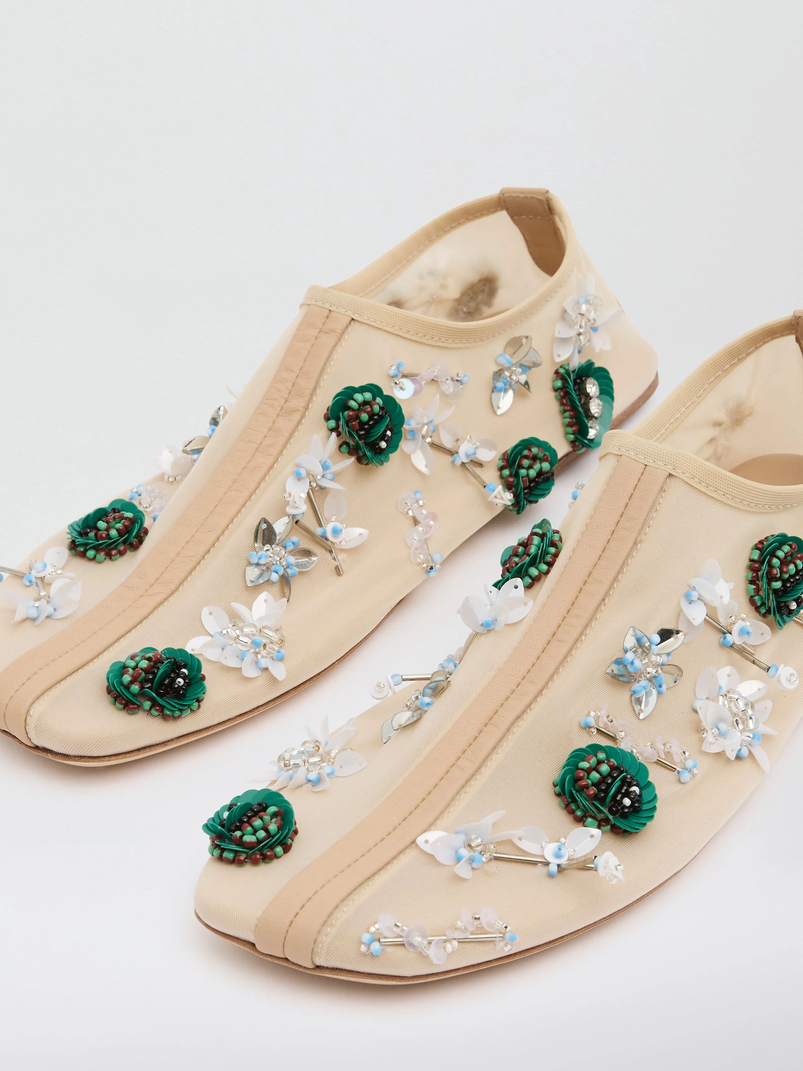 Embla Beaded Mesh Flat sold by Christopher Esber product image thumbnail 4