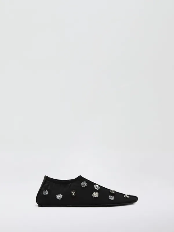 Embla Beaded Mesh Flat sold by Christopher Esber