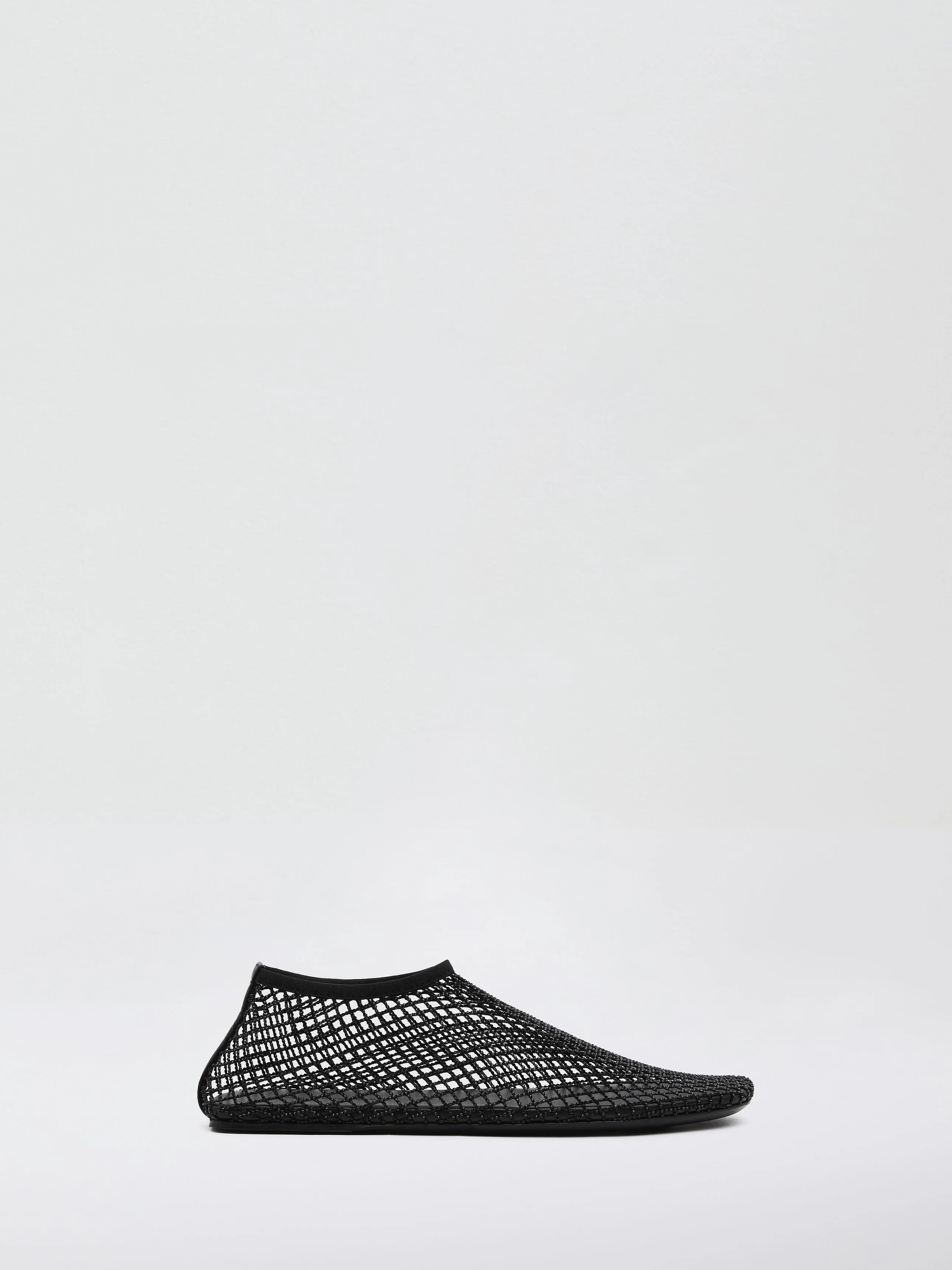 Minette Crystal Mesh Flat sold by Christopher Esber