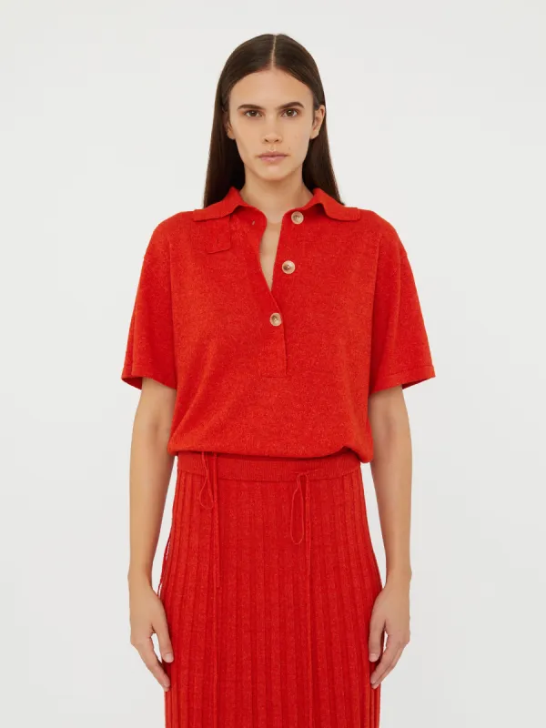 Straccio Knitted Polo sold by Christopher Esber