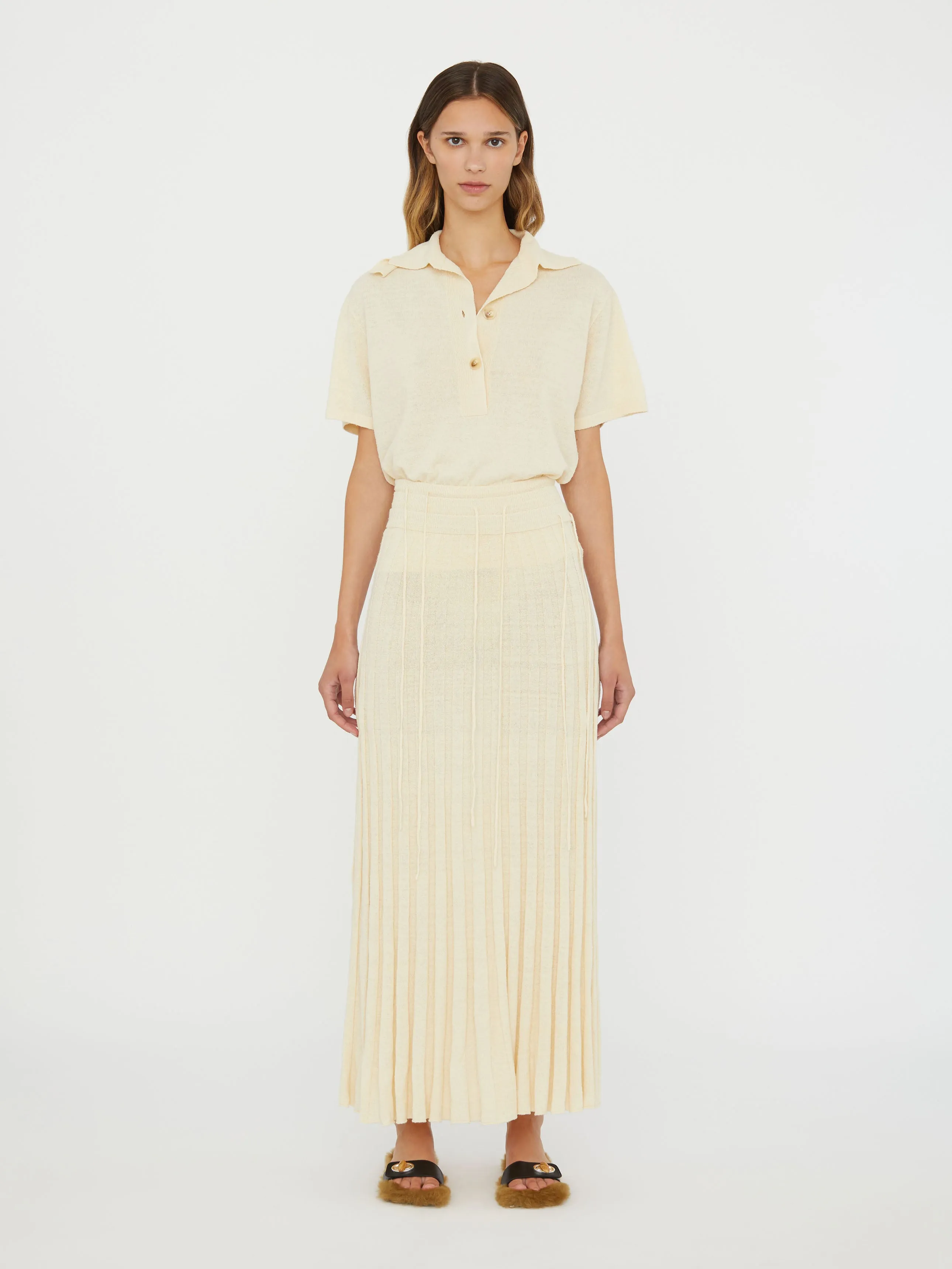 Straccio Knitted Skirt sold by Christopher Esber