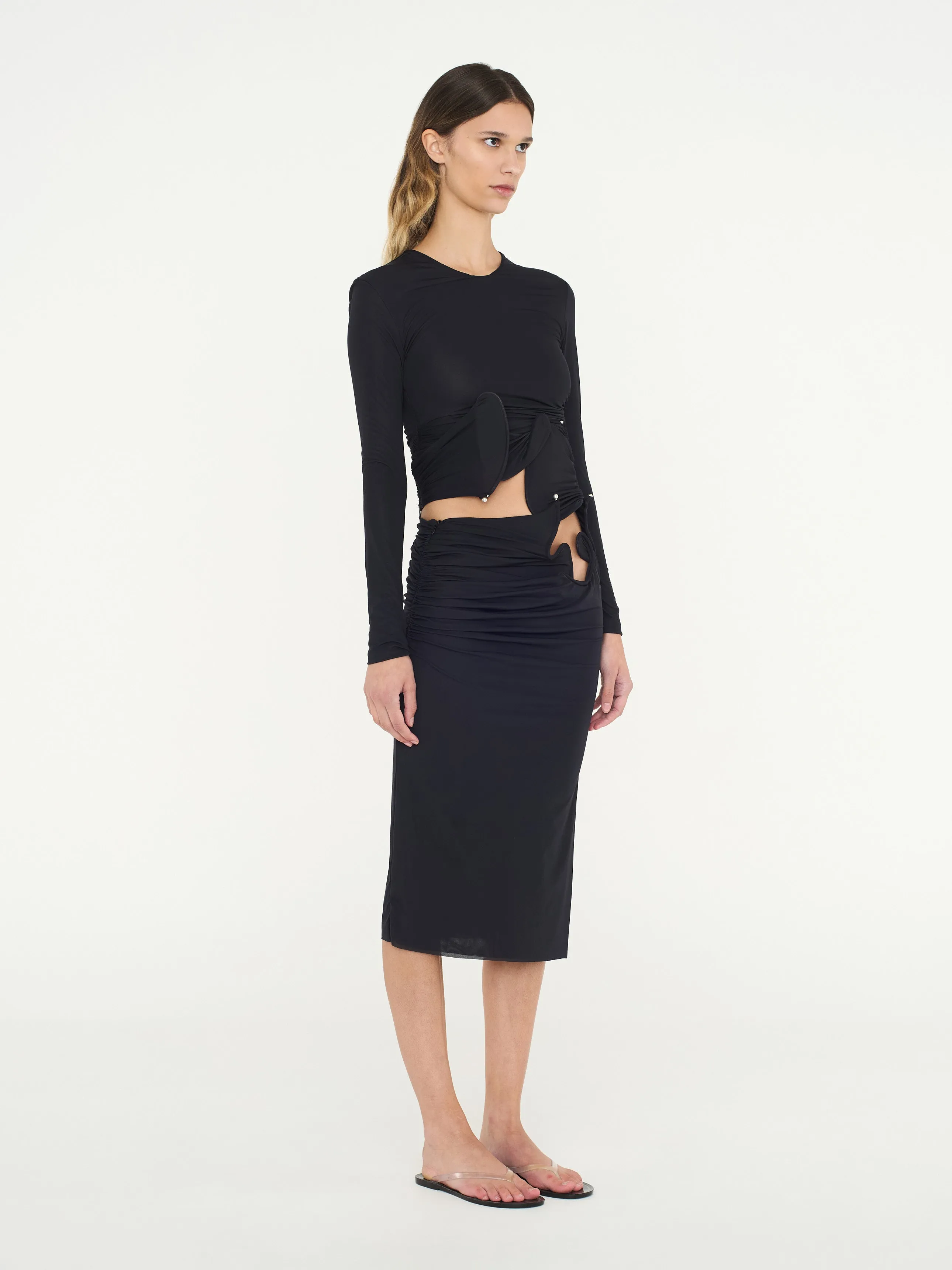 Venus Midi Skirt sold by Christopher Esber product image thumbnail 3