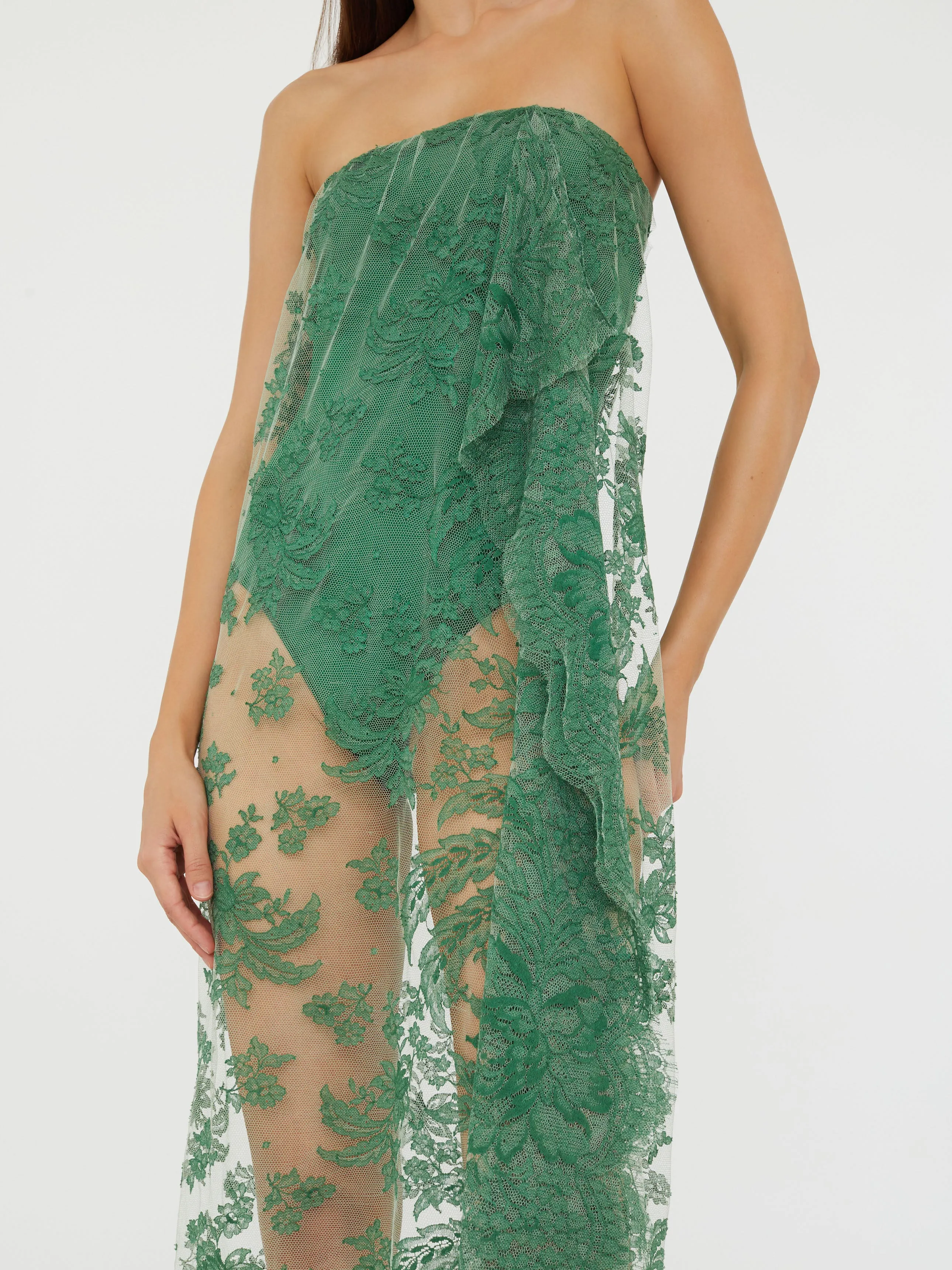 Floating Lace Strapless Dress sold by Christopher Esber product image thumbnail 2