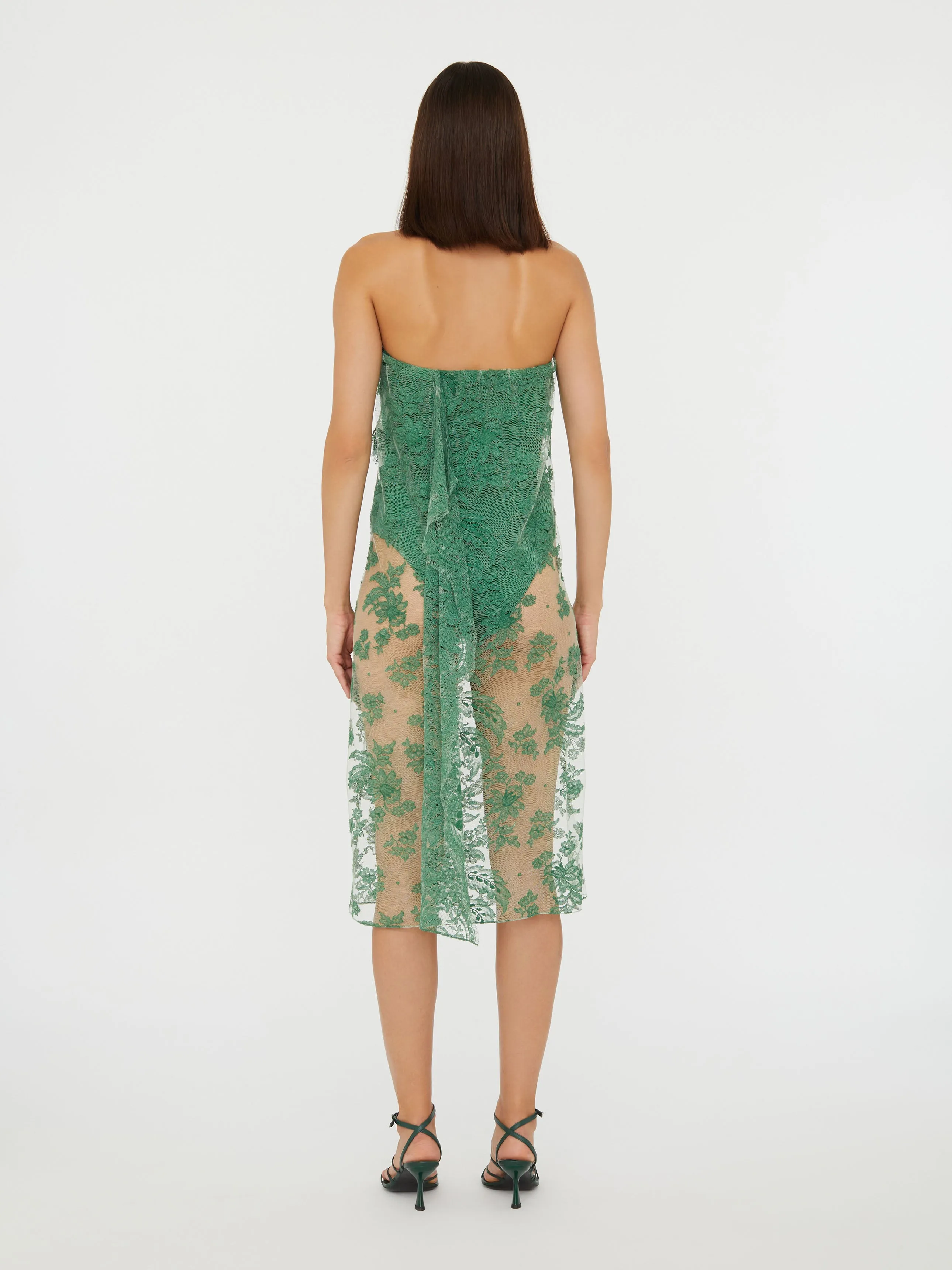 Floating Lace Strapless Dress sold by Christopher Esber product image thumbnail 5