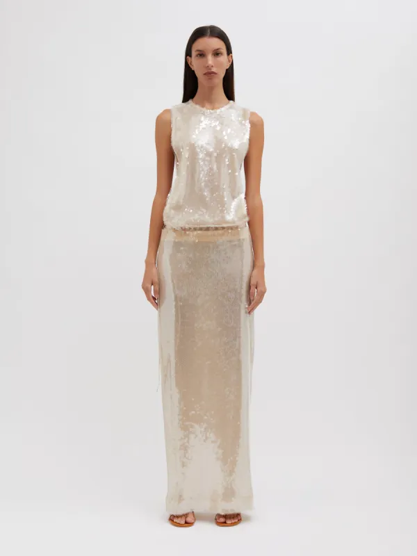 Lucent Sequin Separation Gown sold by Christopher Esber