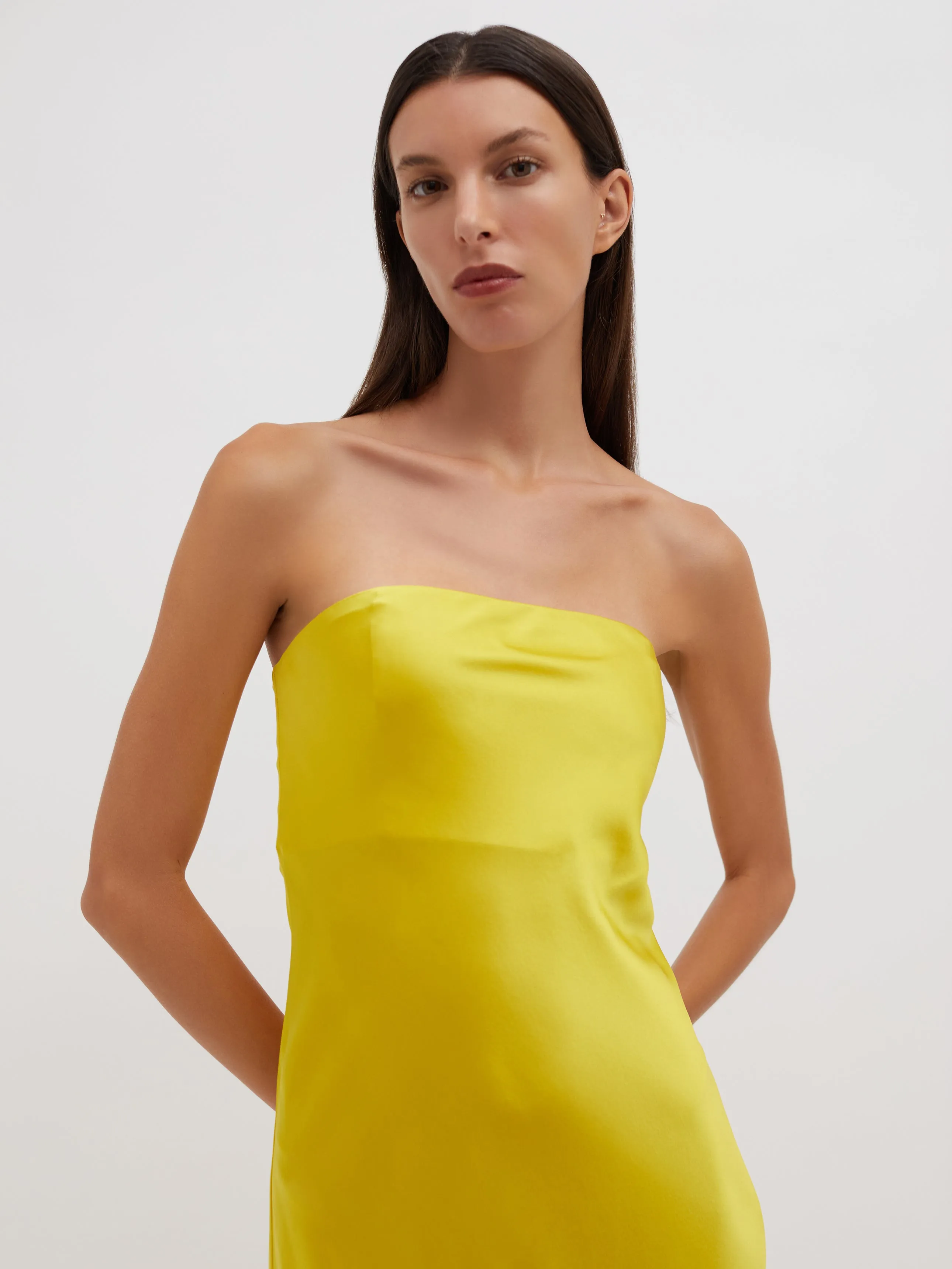 Filo Strapless Slit Dress sold by Christopher Esber product image thumbnail 4