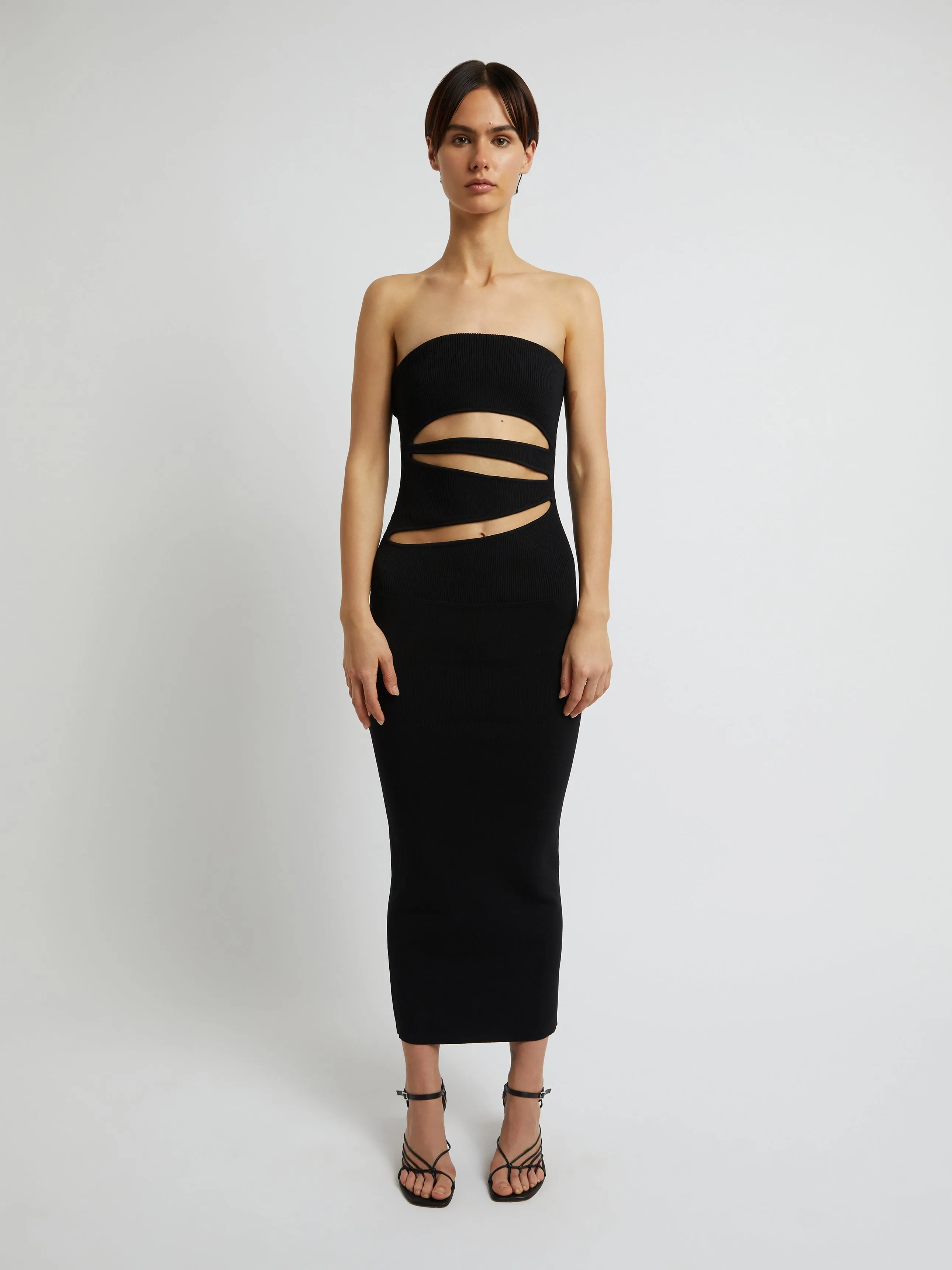 Slashed Knit Strapless Dress sold by Christopher Esber