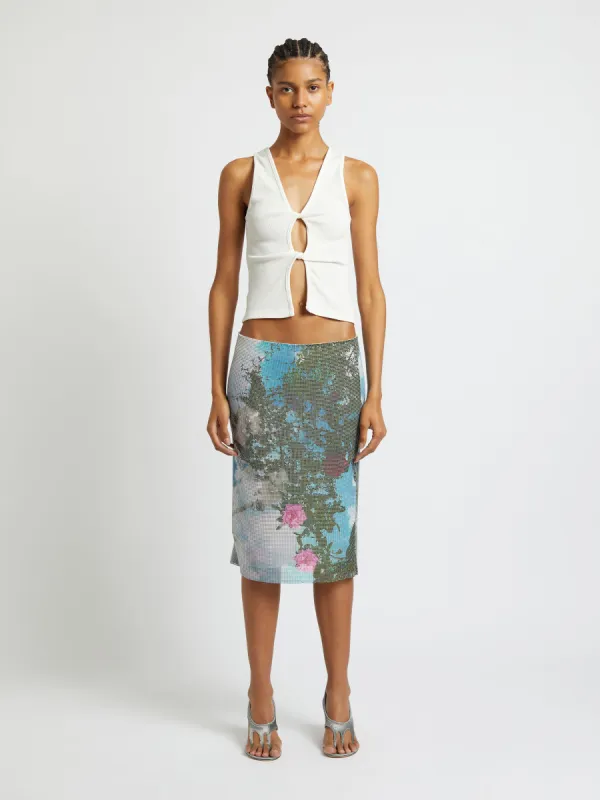Lucid Viva Skirt made by Christopher Esber