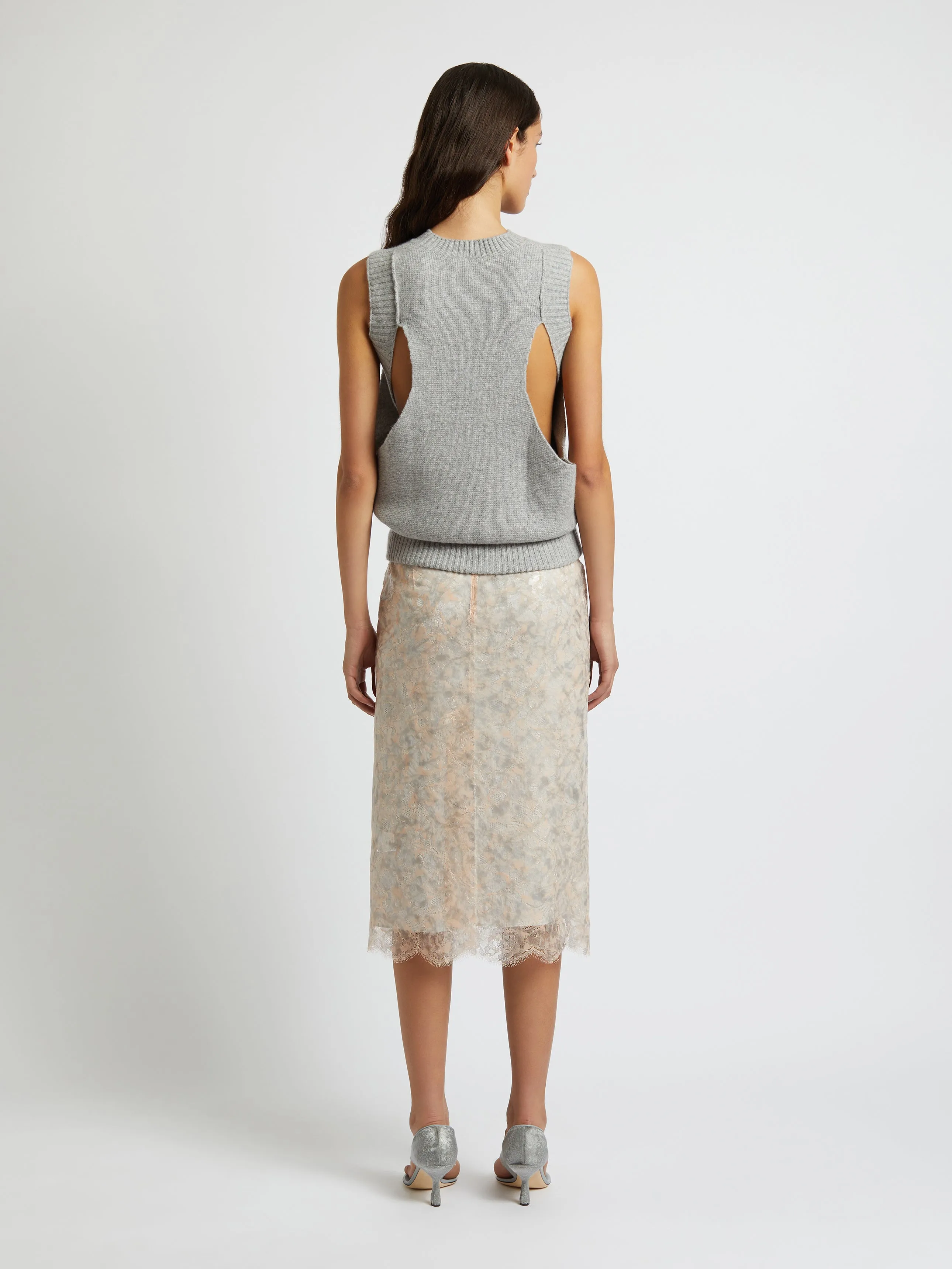 Laminated Lace Skirt sold by Christopher Esber product image thumbnail 4