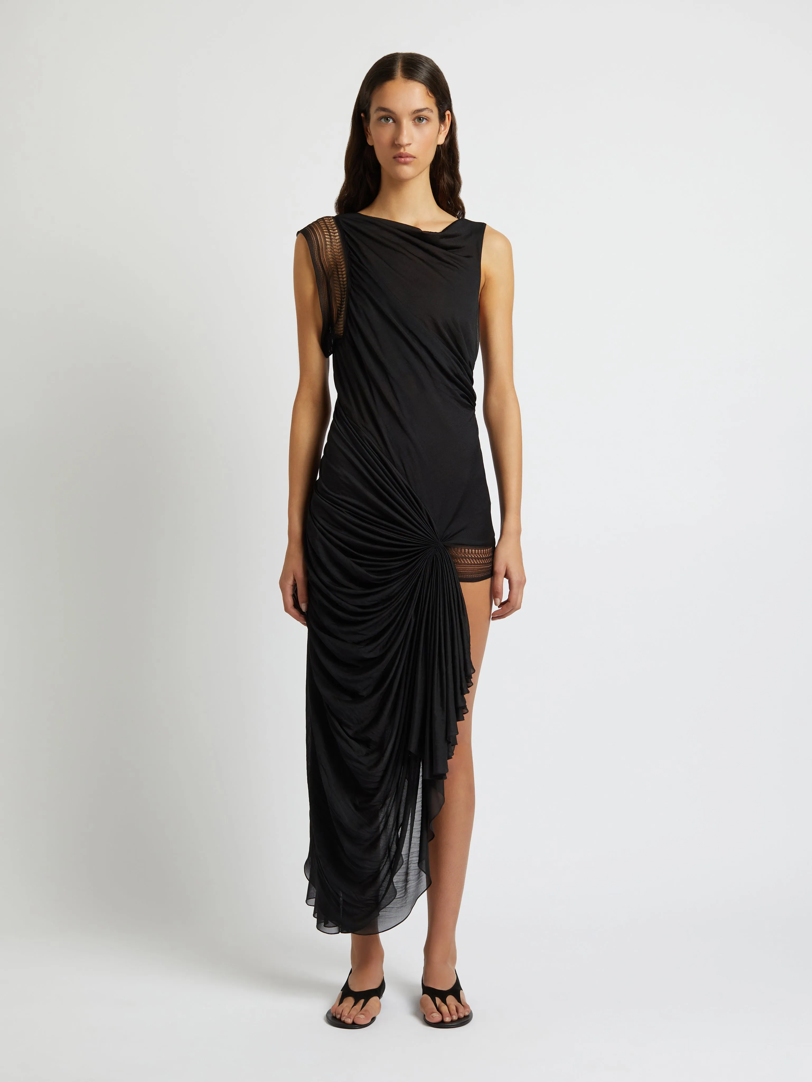 Galathea Asymmetric Long Dress sold by Christopher Esber