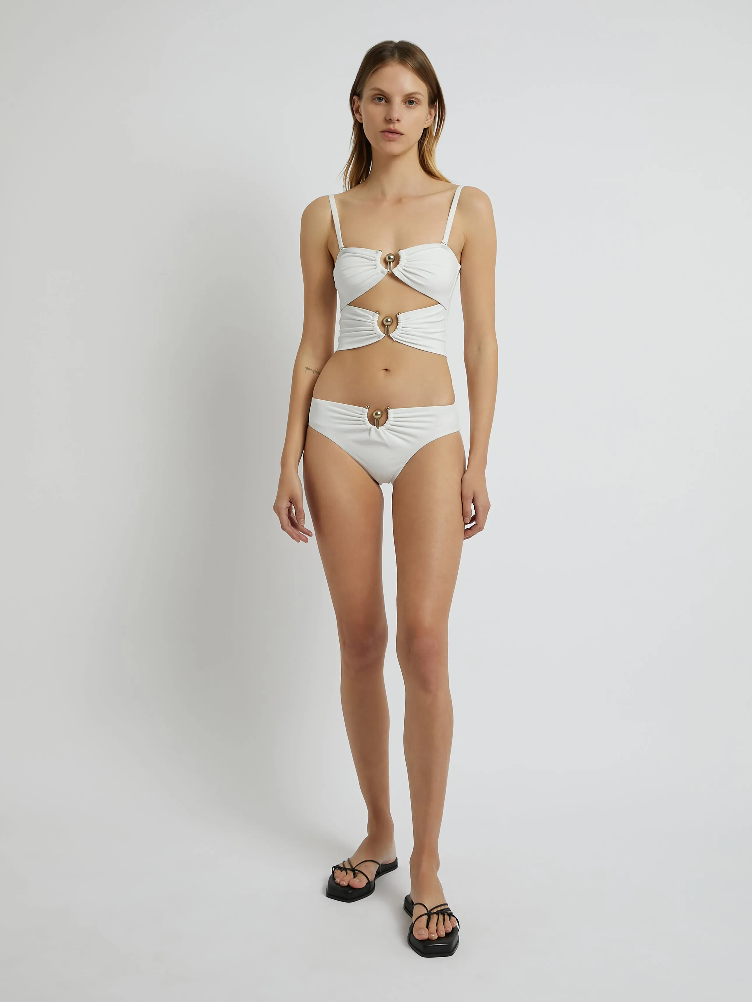 Orbit Ruched Low Brief sold by Christopher Esber