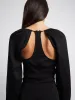 Multi Panel Ruched Floating Sleeve Tie Dress sold by Christopher Esber