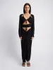Multi Panel Ruched Floating Sleeve Tie Dress sold by Christopher Esber