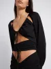 Multi Panel Ruched Floating Sleeve Tie Dress sold by Christopher Esber