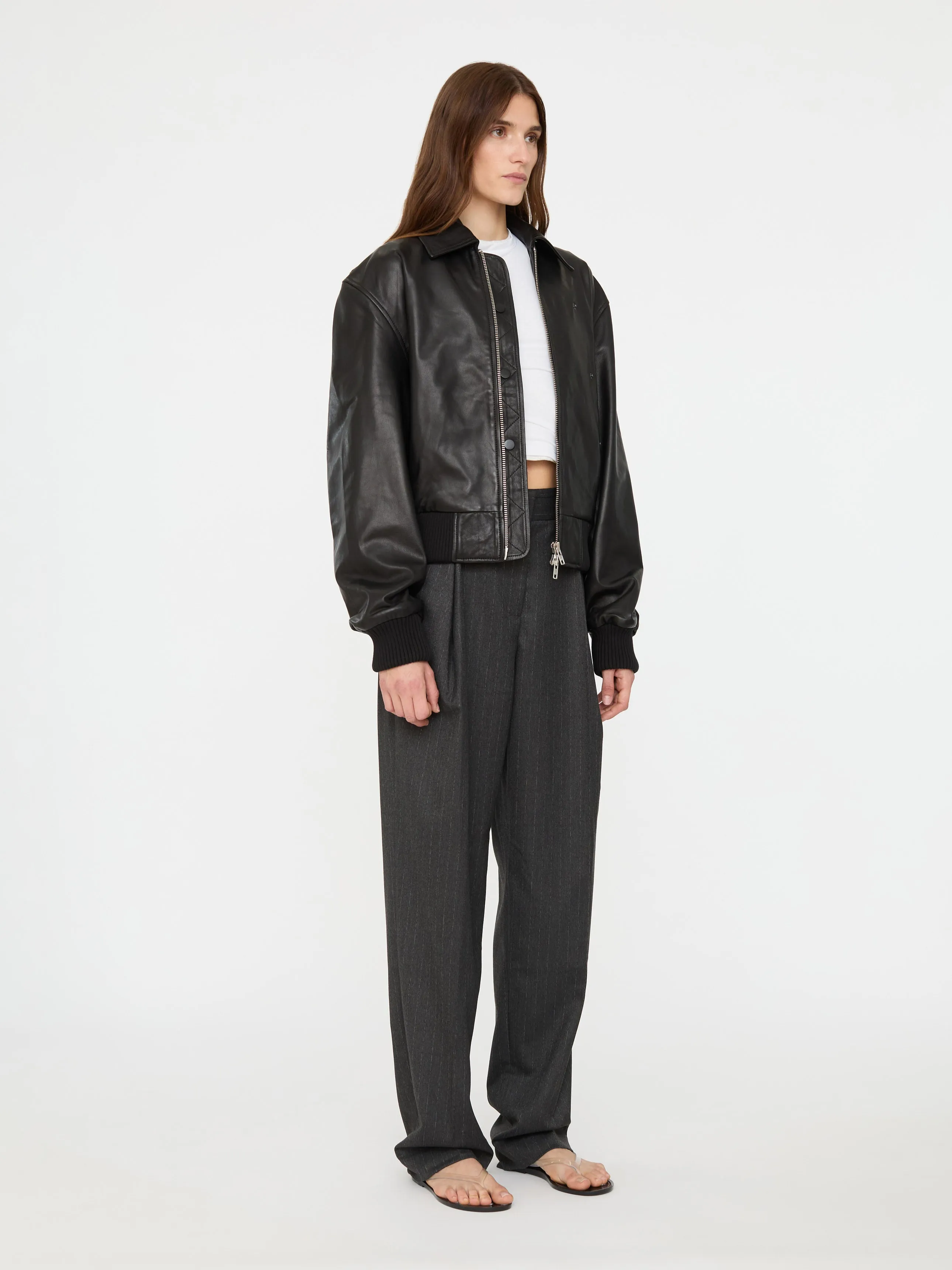 Leather Flight Bomber sold by Christopher Esber product image thumbnail 4