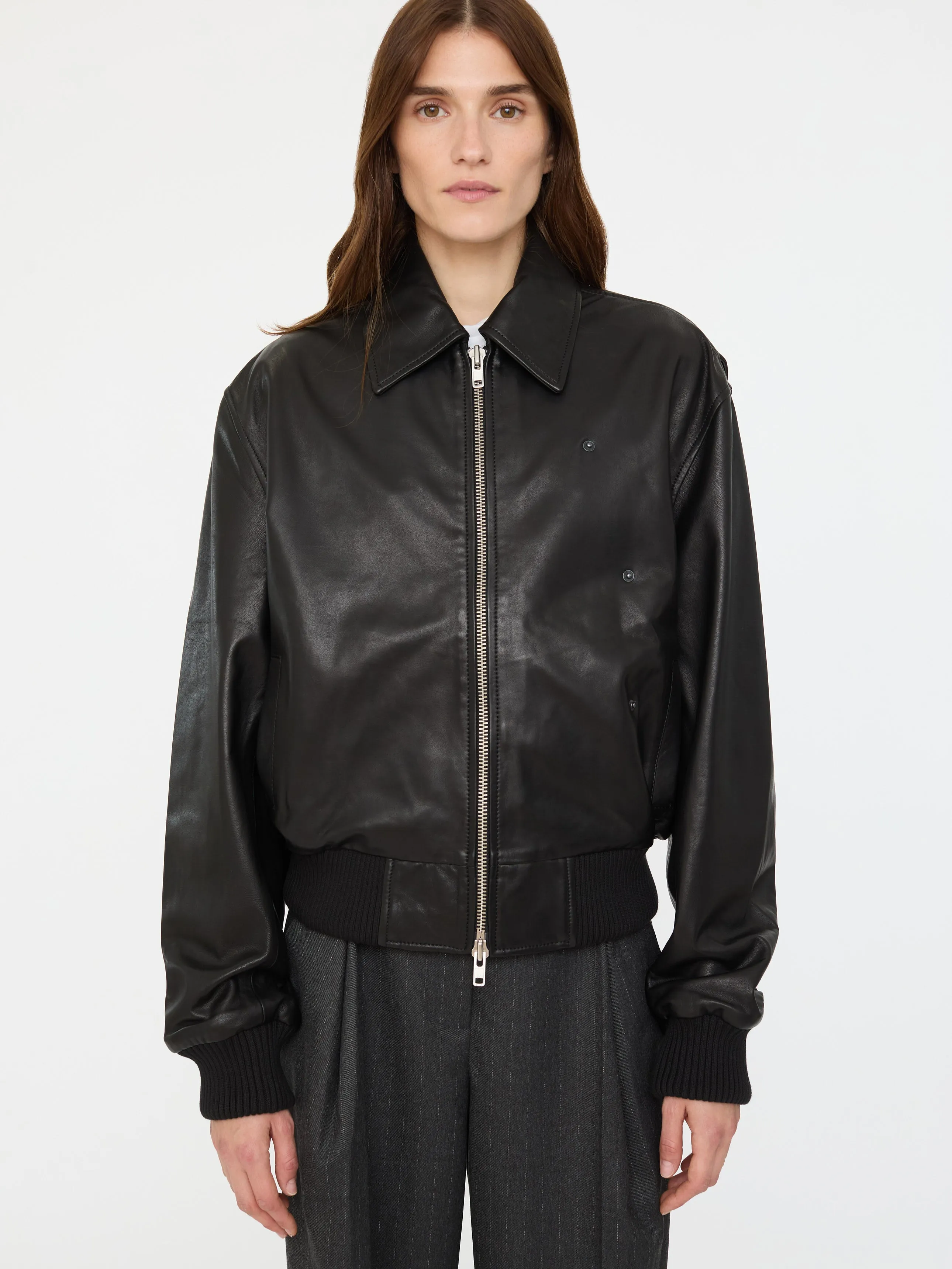 Leather Flight Bomber sold by Christopher Esber product image thumbnail 2