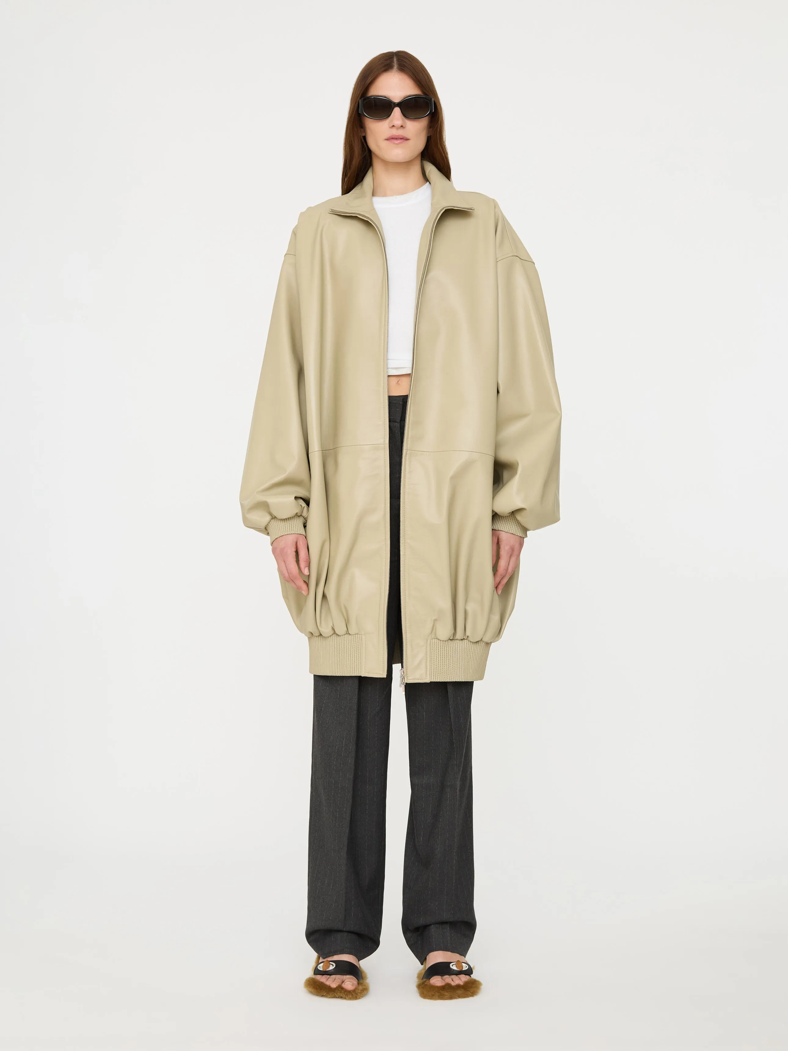 Leather Altitude Jacket sold by Christopher Esber