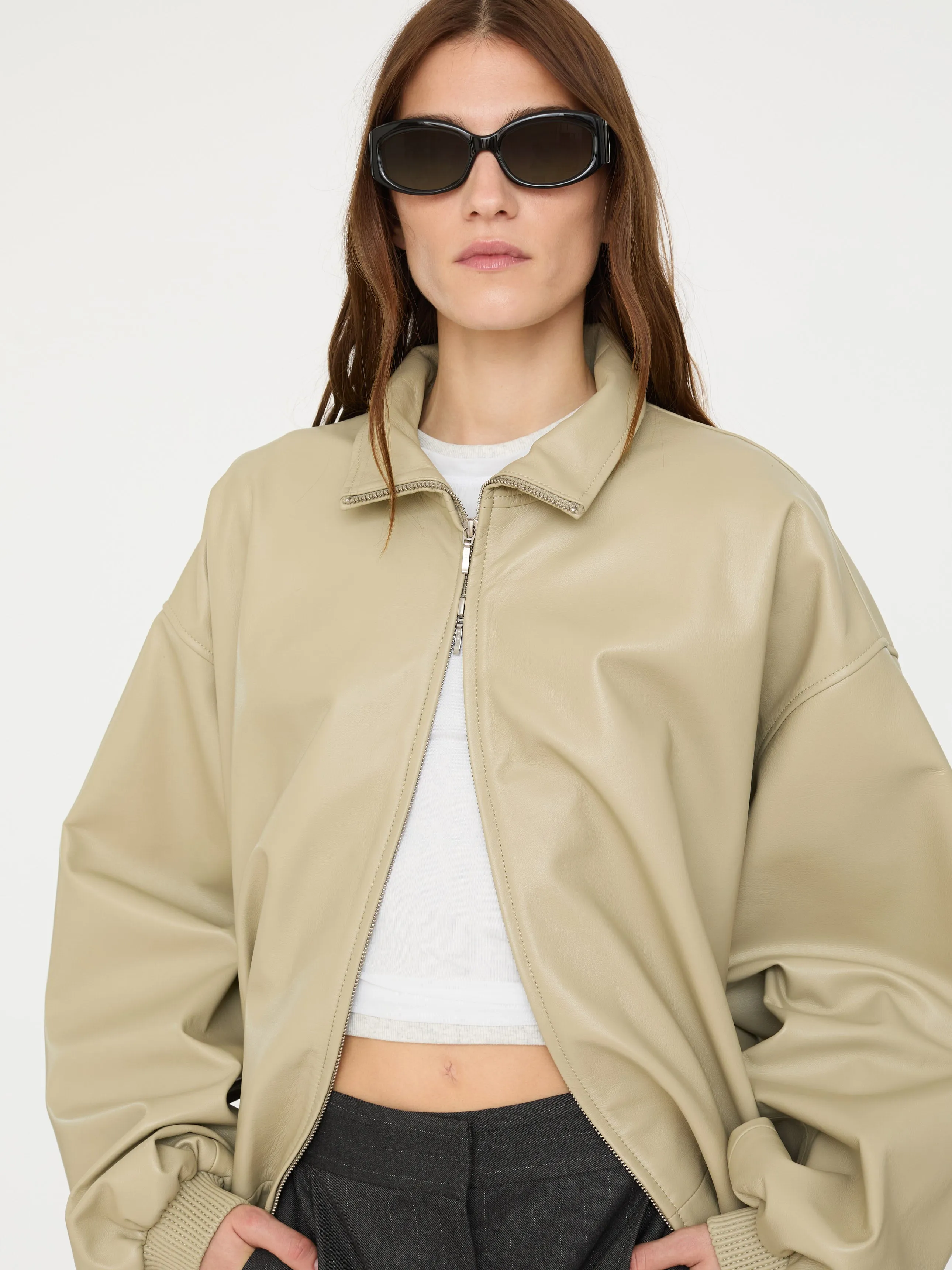 Leather Altitude Jacket sold by Christopher Esber product image thumbnail 5