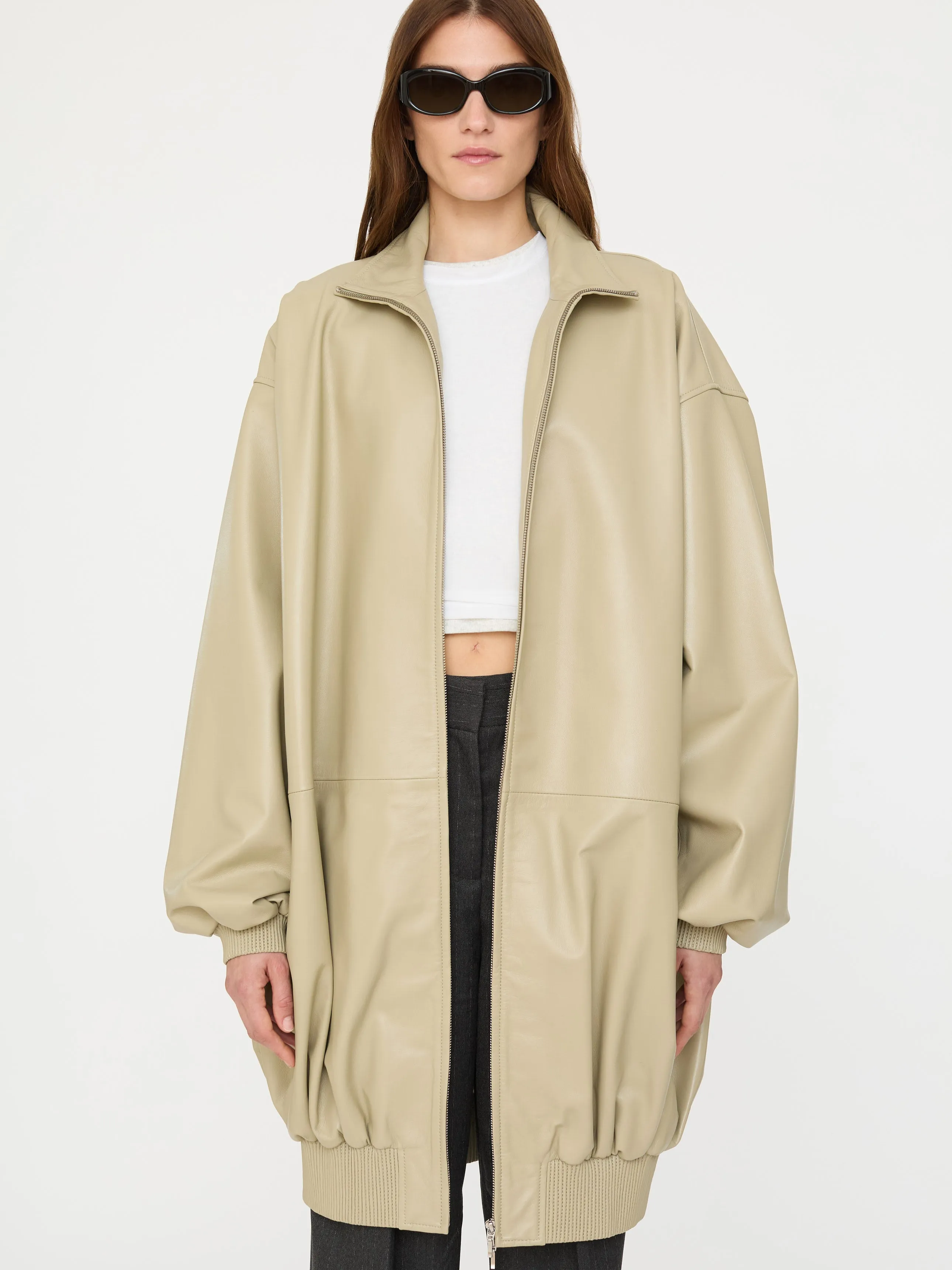 Leather Altitude Jacket sold by Christopher Esber product image thumbnail 2