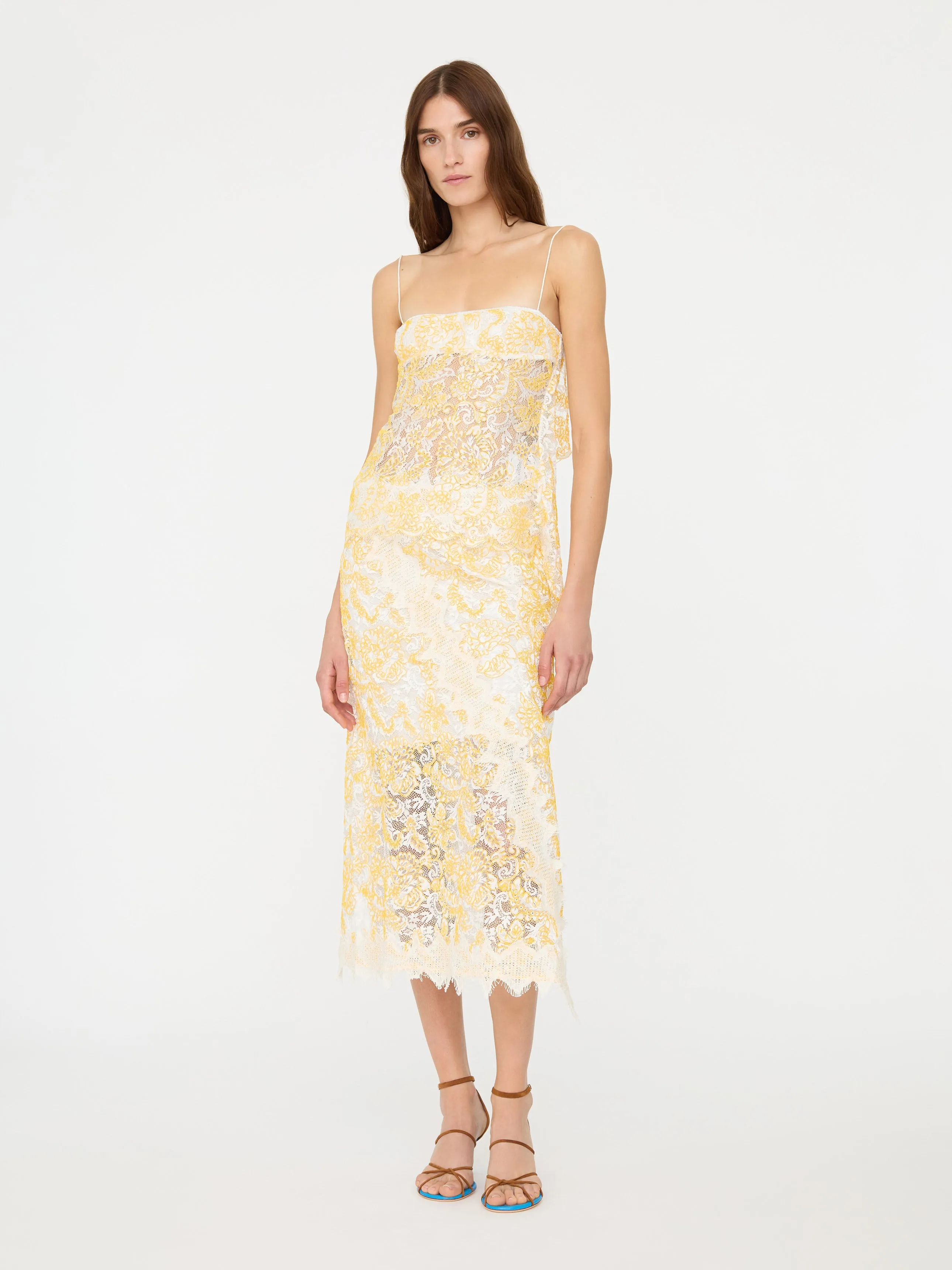 Floating Lace Midi Skirt sold by Christopher Esber product image thumbnail 2