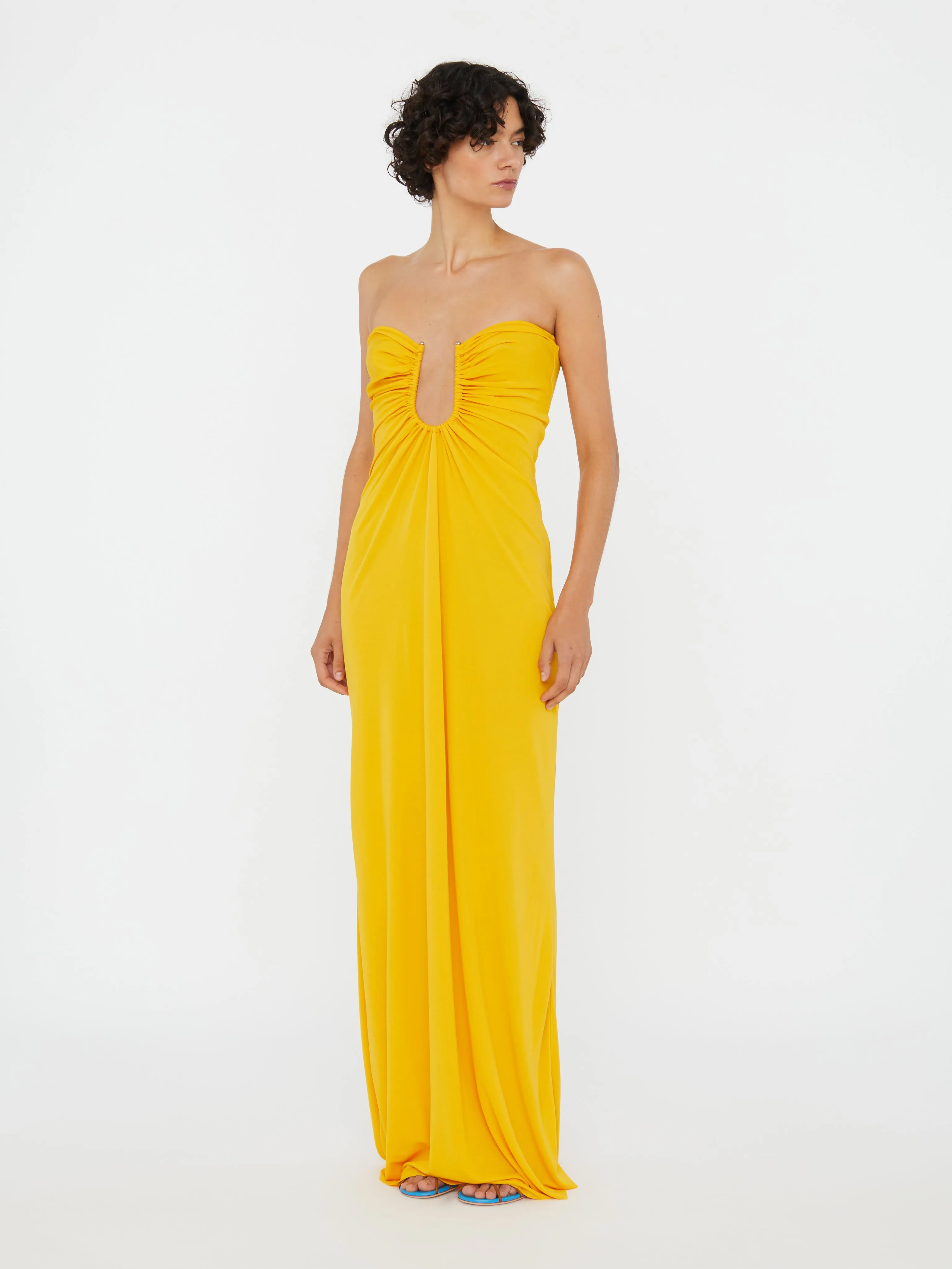 Arced Palm Strapless Dress sold by Christopher Esber product image thumbnail 3