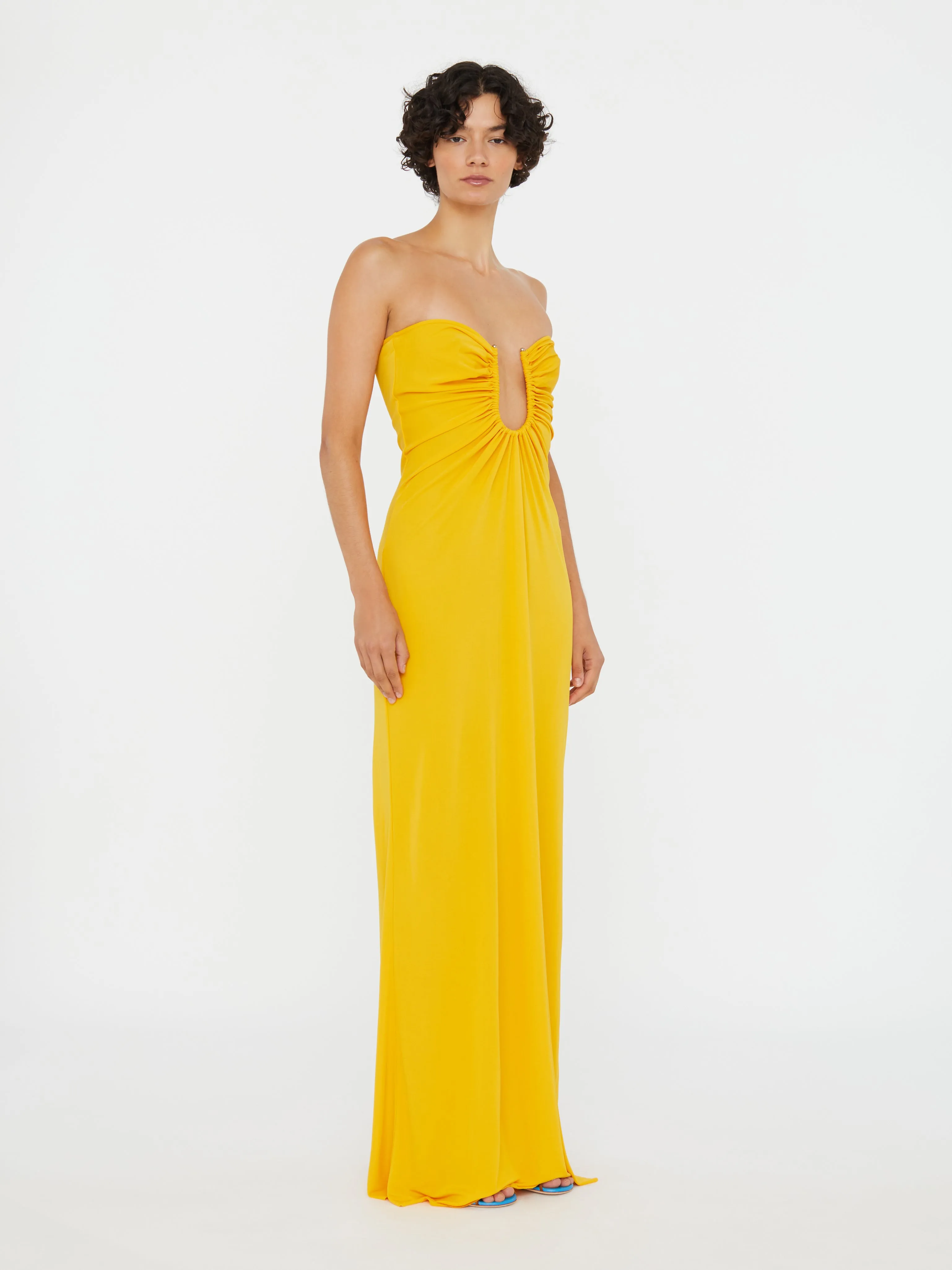 Arced Palm Strapless Dress sold by Christopher Esber product image thumbnail 4