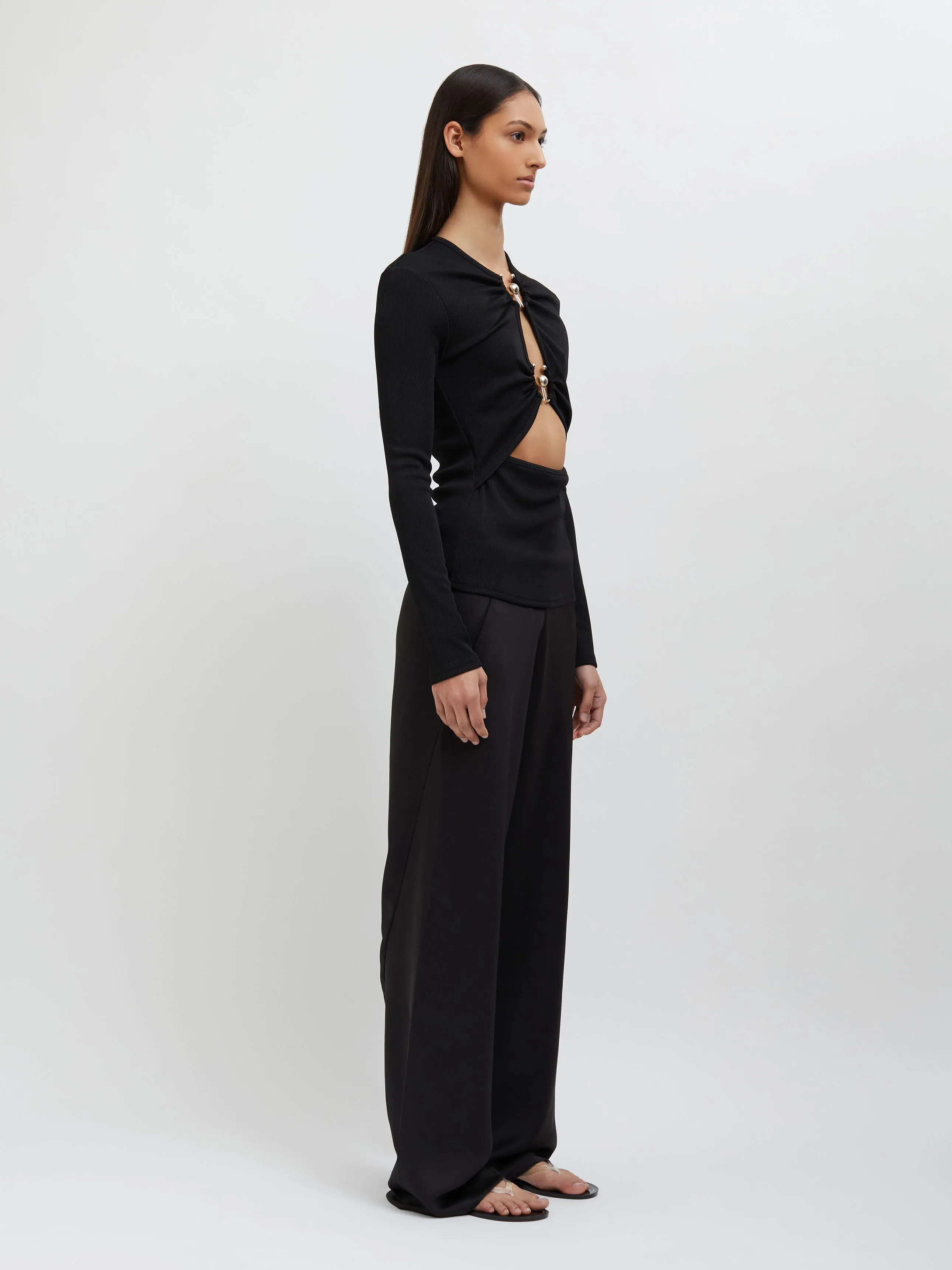 Orbit Ruched Long Sleeve Top sold by Christopher Esber product image thumbnail 3