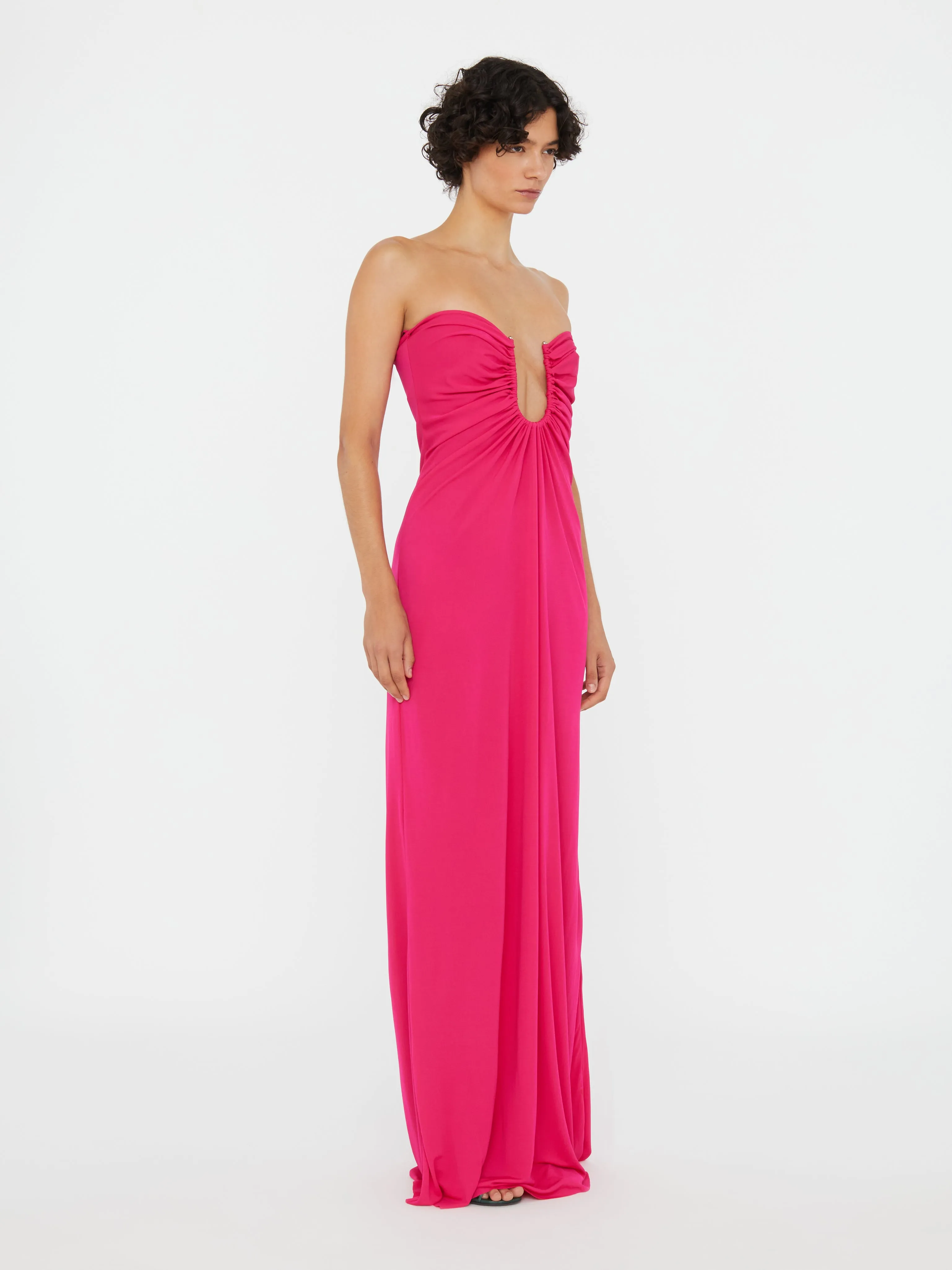 Arced Palm Strapless Dress sold by Christopher Esber product image thumbnail 3
