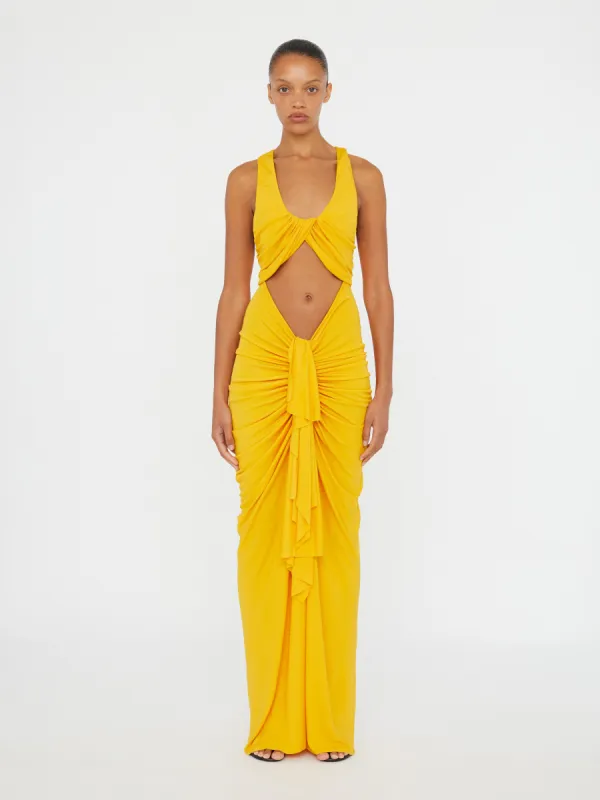 Vivenda Drape Front Dress sold by Christopher Esber