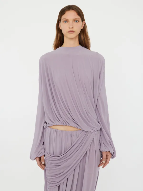 Looped Drape Sweater Top sold by Christopher Esber