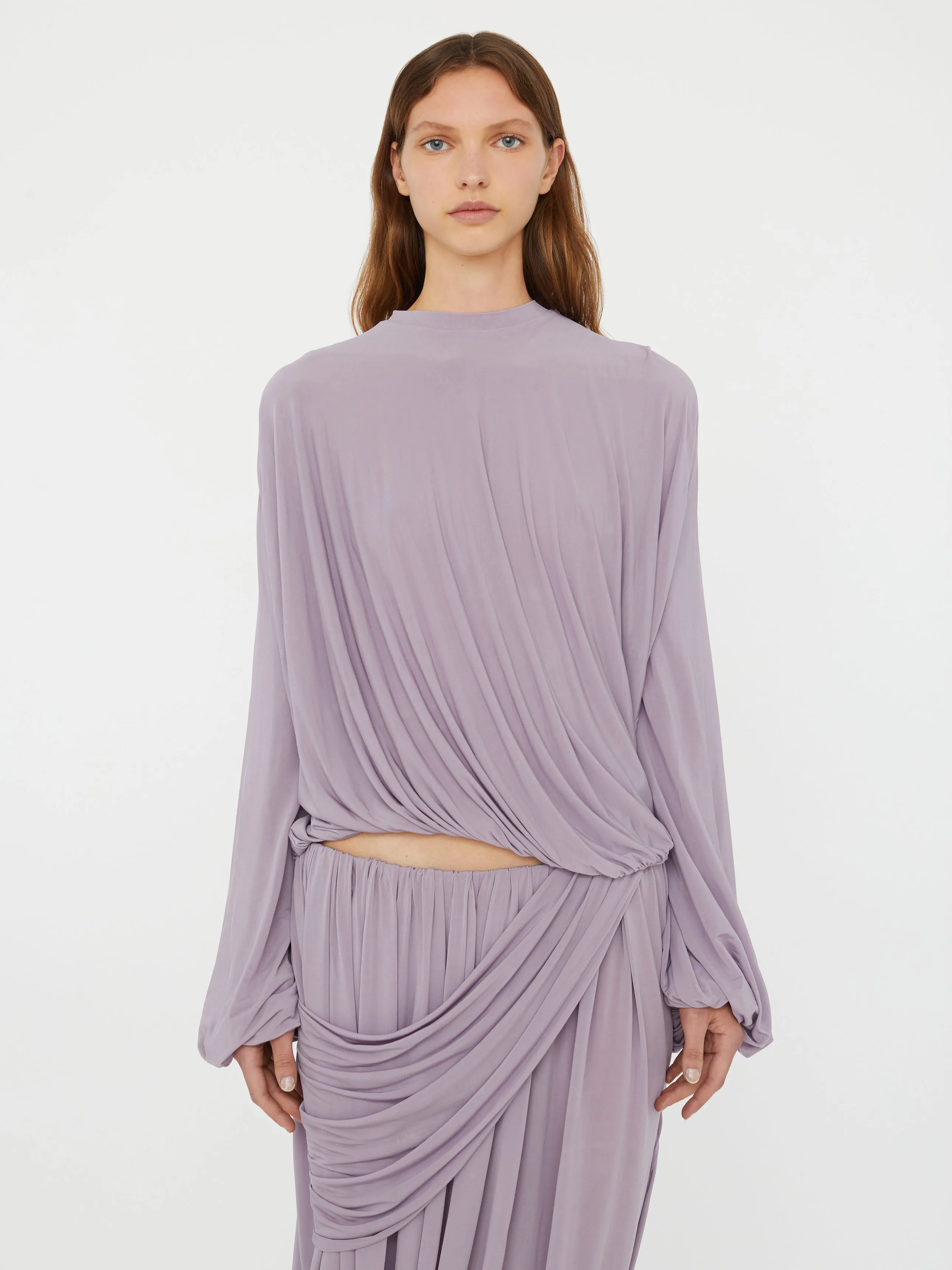 Looped Drape Sweater Top sold by Christopher Esber
