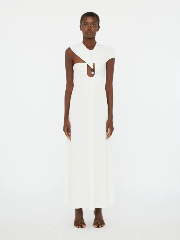 Helix Crystal Ribbed Tee Dress sold by Christopher Esber