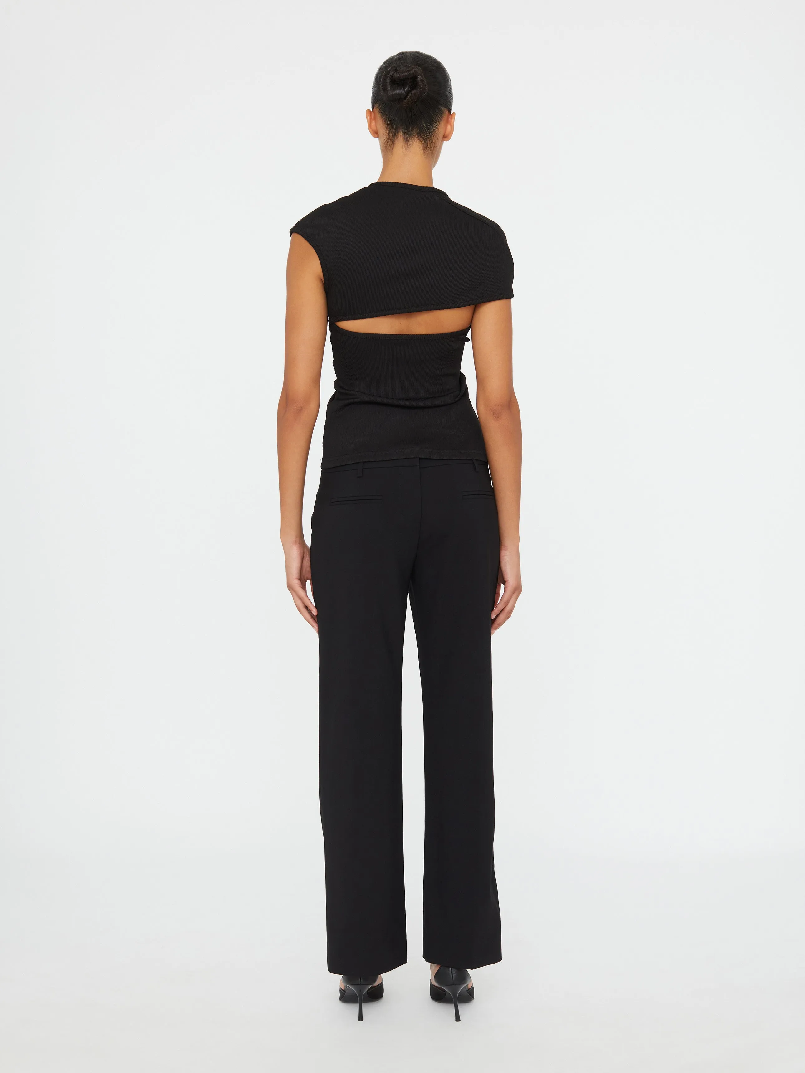 Helix Crystal Ribbed Tee sold by Christopher Esber product image thumbnail 4